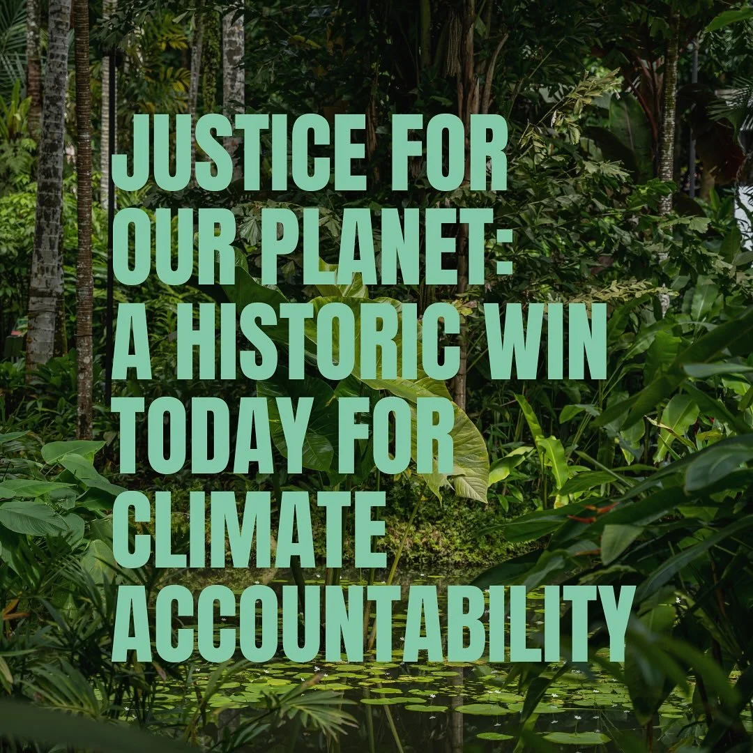 It&rsquo;s a good day for our planet! The International Court of Justice (ICJ) has just delivered a landmark advisory opinion supporting the Pacific-led push to hold countries accountable for climate change. 

Led by brave Pacific students, this hist