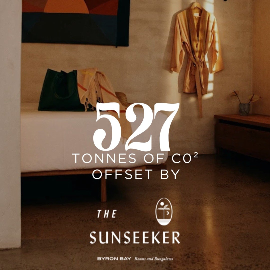 Big sustainability win for our client, @thesunseekerbyronbay 

We&rsquo;re proud to share that The Sunseeker has offset 527 tonnes of carbon through @Greenfleet Australia, supporting local forest regeneration in NSW.

At Earthed, we&rsquo;ve measured