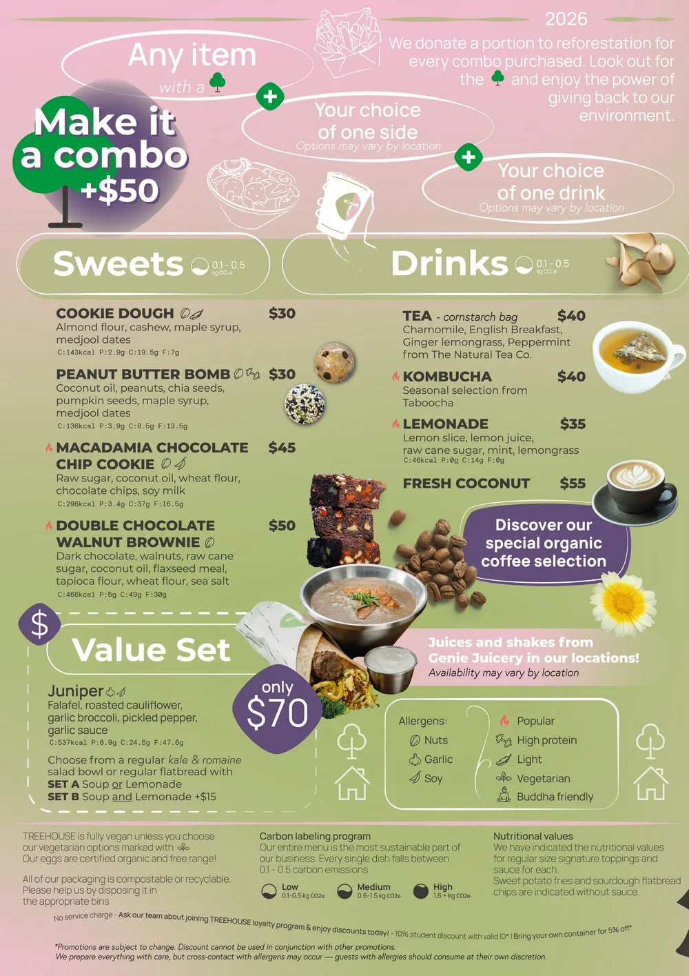 Our Menu — treehouse