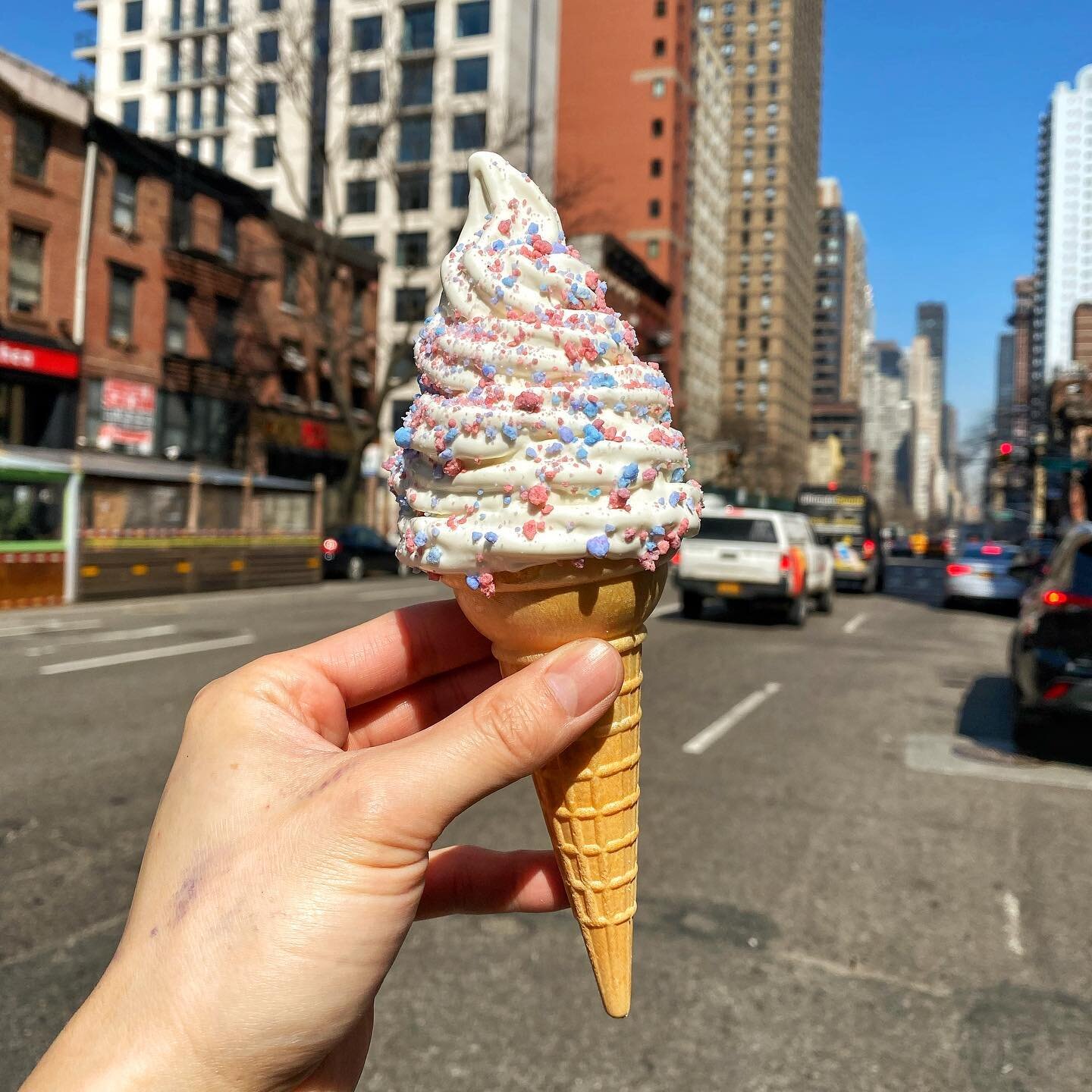 Soft serve season is back. Who&rsquo;re you bringing with you to get a cone? 😉