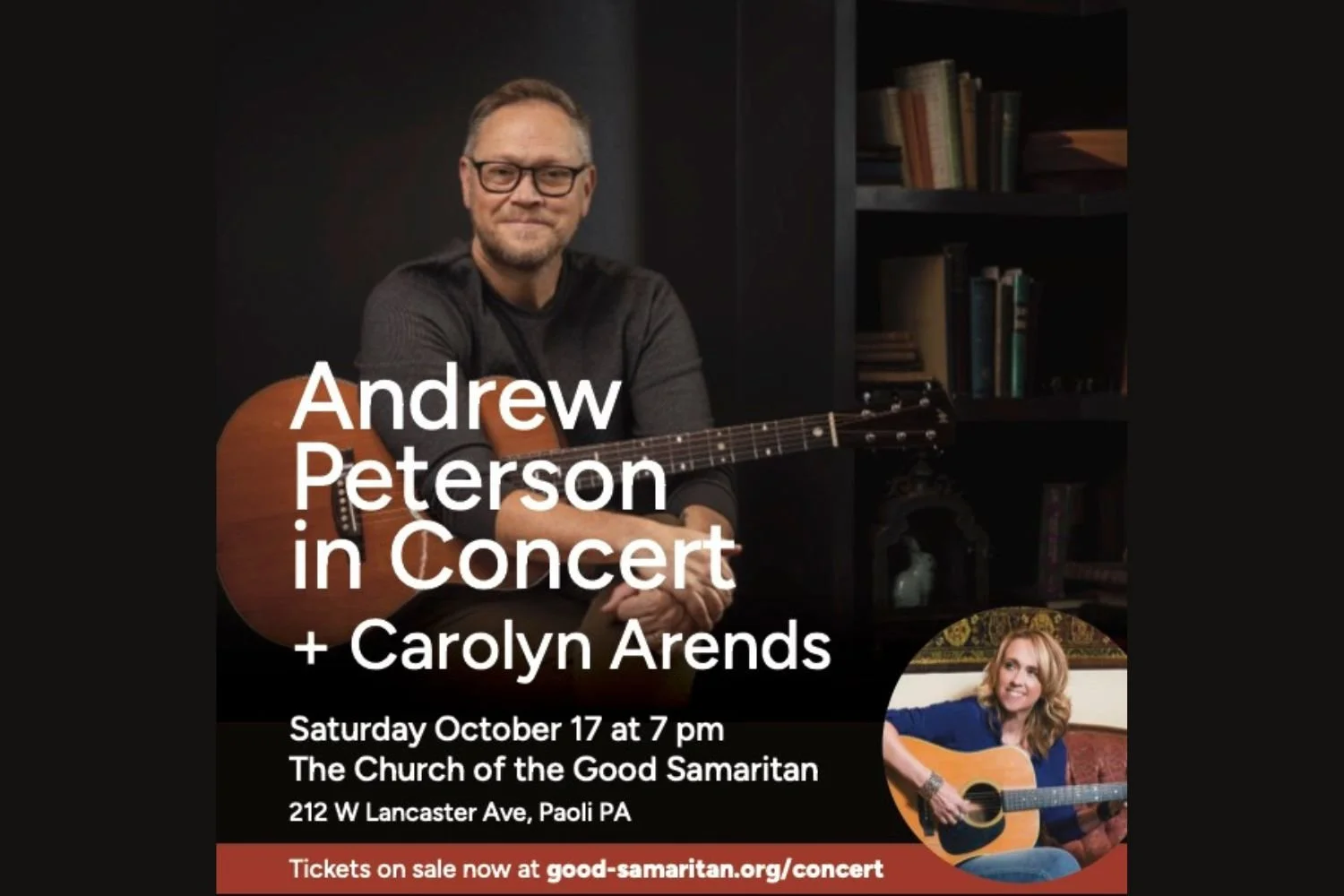 Carolyn Arends &amp; Andrew Peterson in Concert (PA)