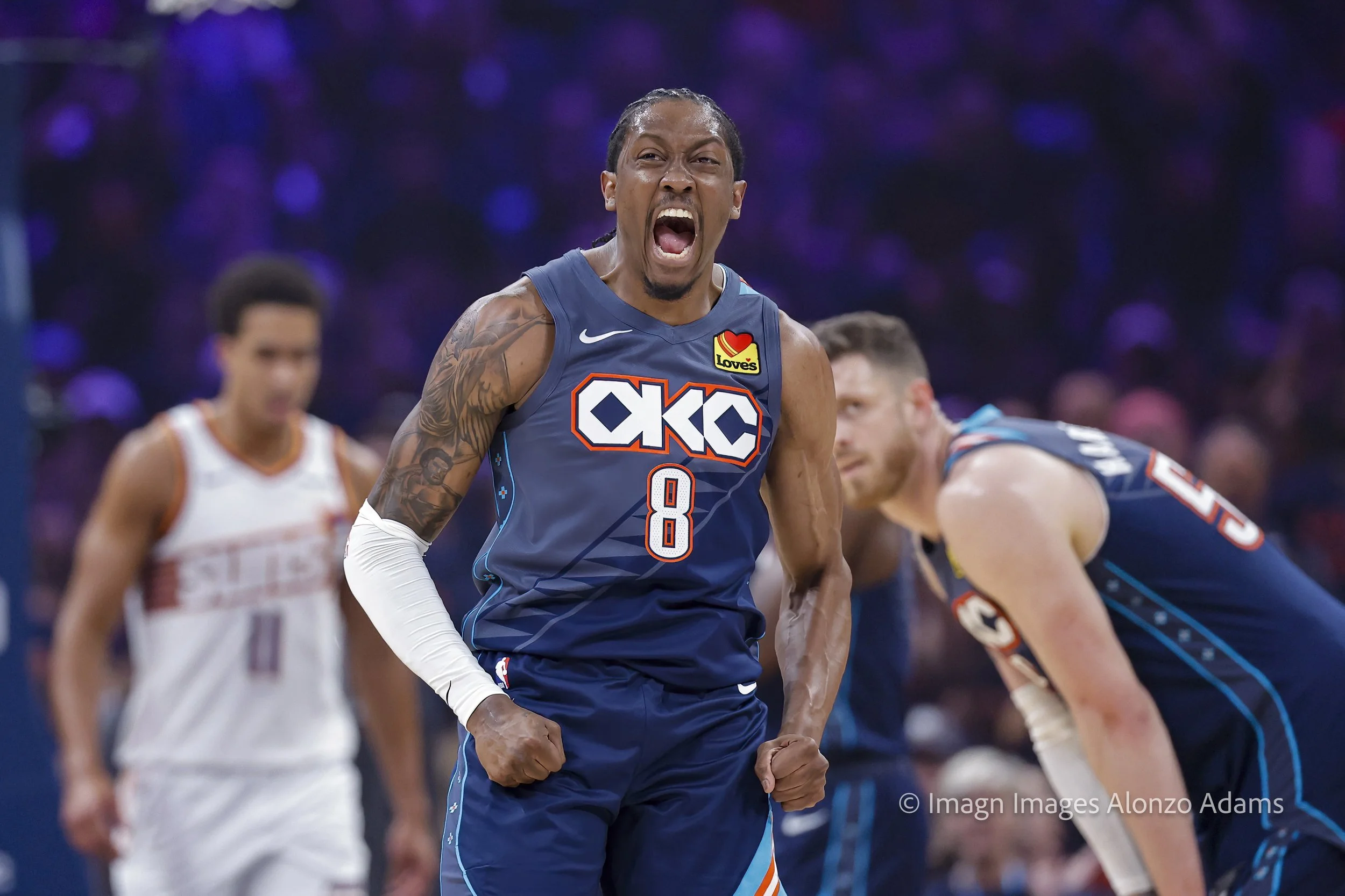 Photo Gallery - Oklahoma City Thunder vs Phoenix Suns in NBA Playoffs First Round Game 1 &amp; 2 in OKC.