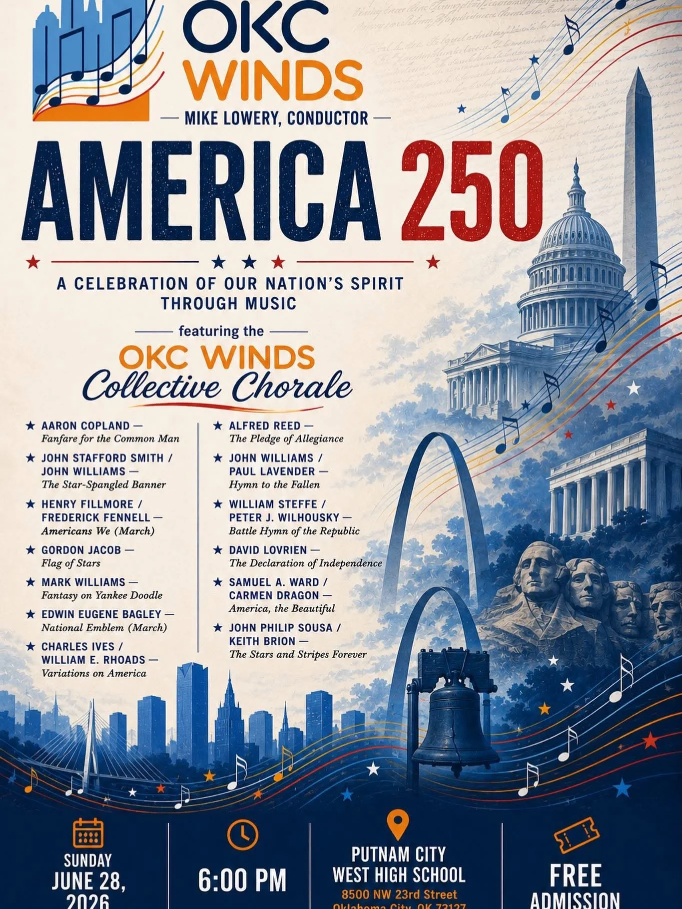 OKC Winds America 250 Concert