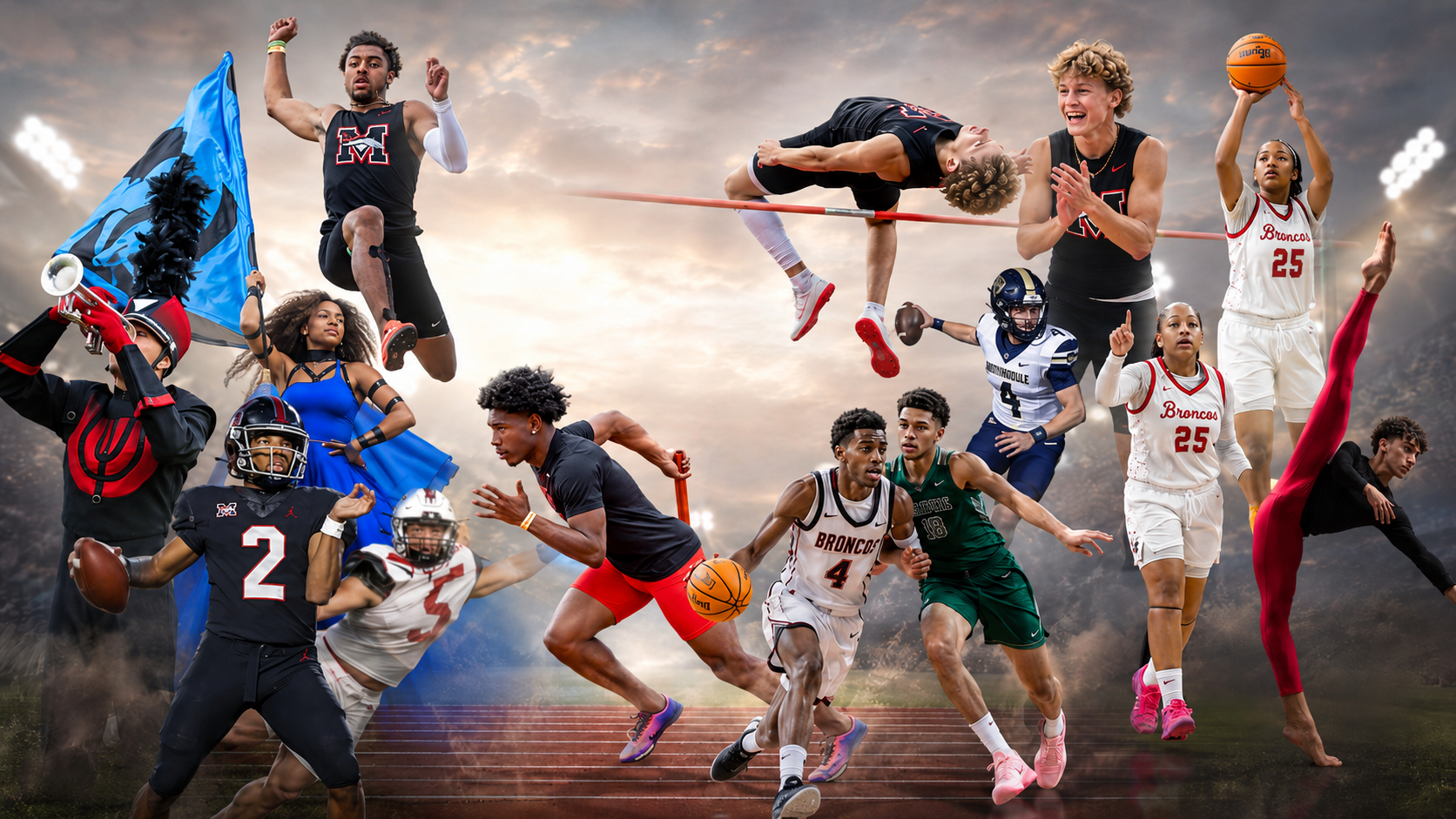 athlete spotlight collage