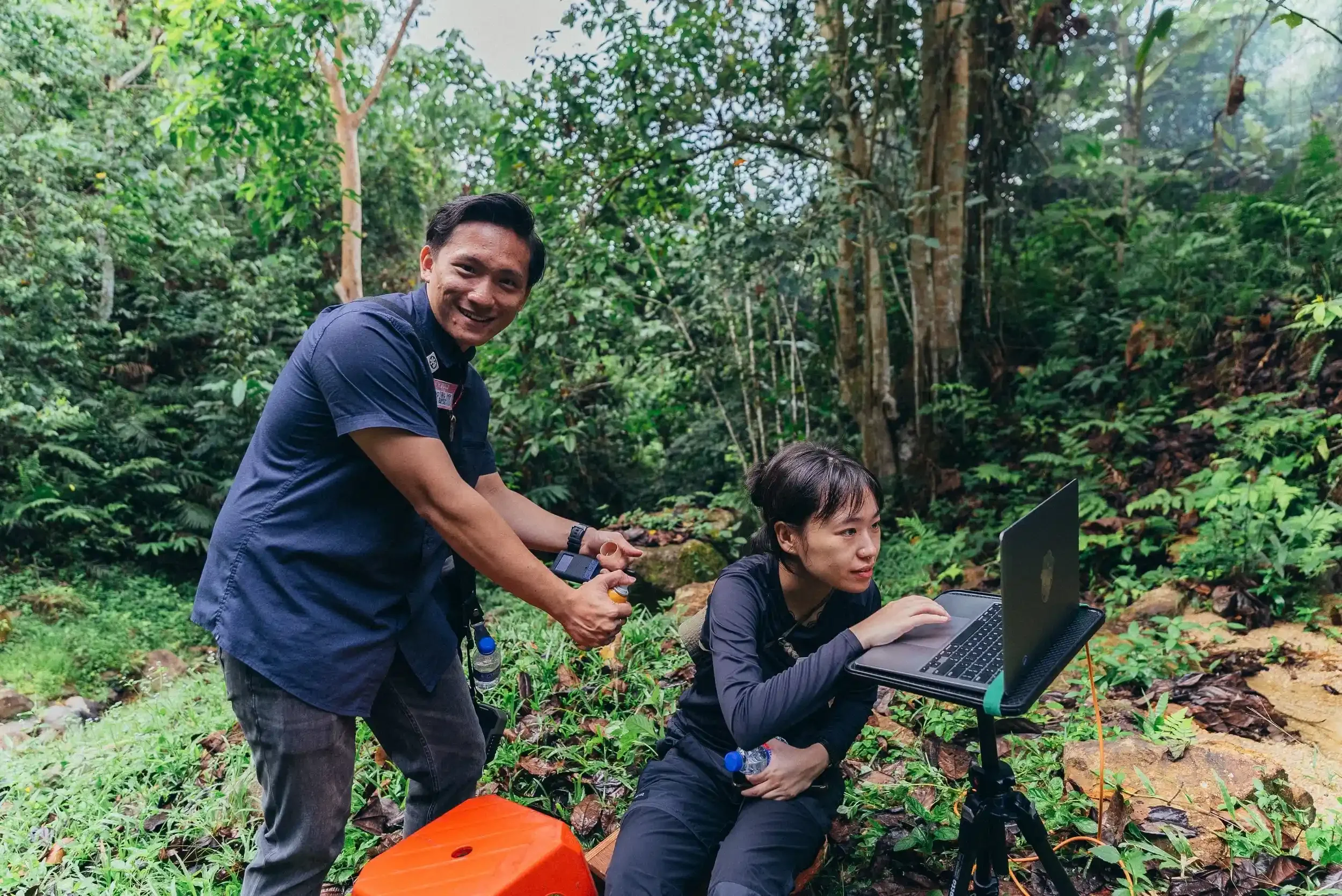 filming crews working on decathlon filming set.webp