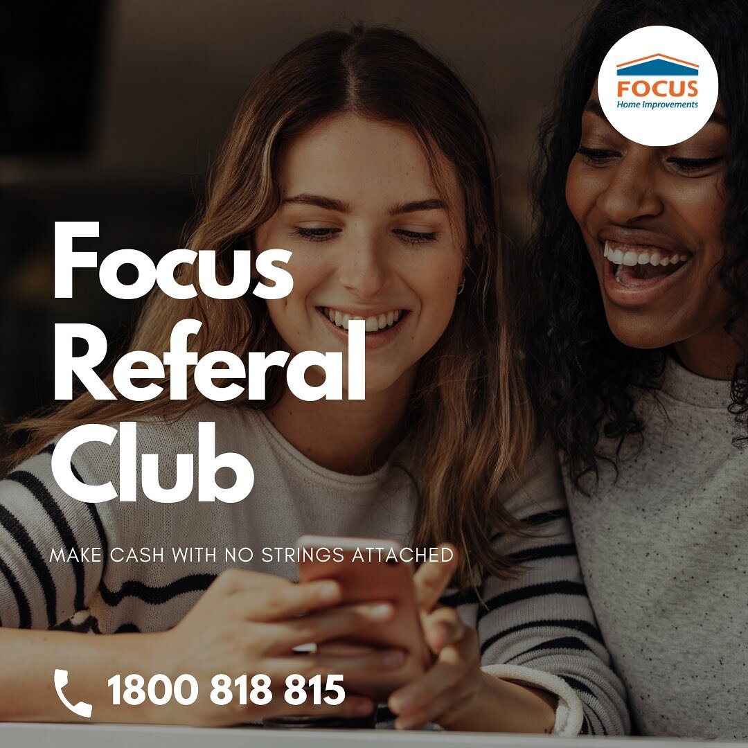 Have you heard of our referral program? 📣 If you refer friends and family to Focus, we pay you real cash! 💵 No strings attached!