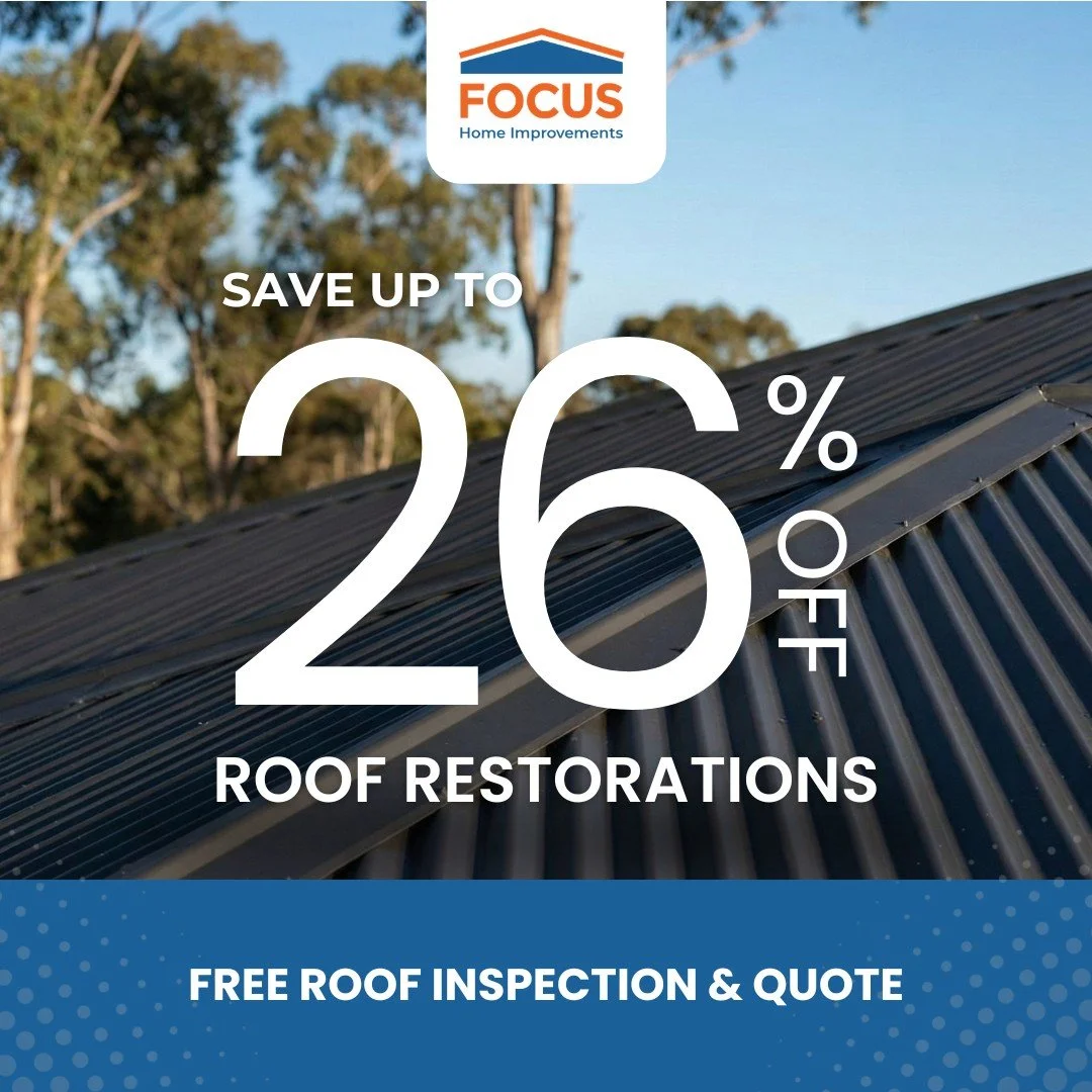 Many homeowners only discover roof problems when the first winter rain arrives. ☔

Cracked ridge capping, broken tiles and worn roof coatings can also sit unnoticed for years.

Now's a good time to check your roof.

Right now, you can save up to 26% 