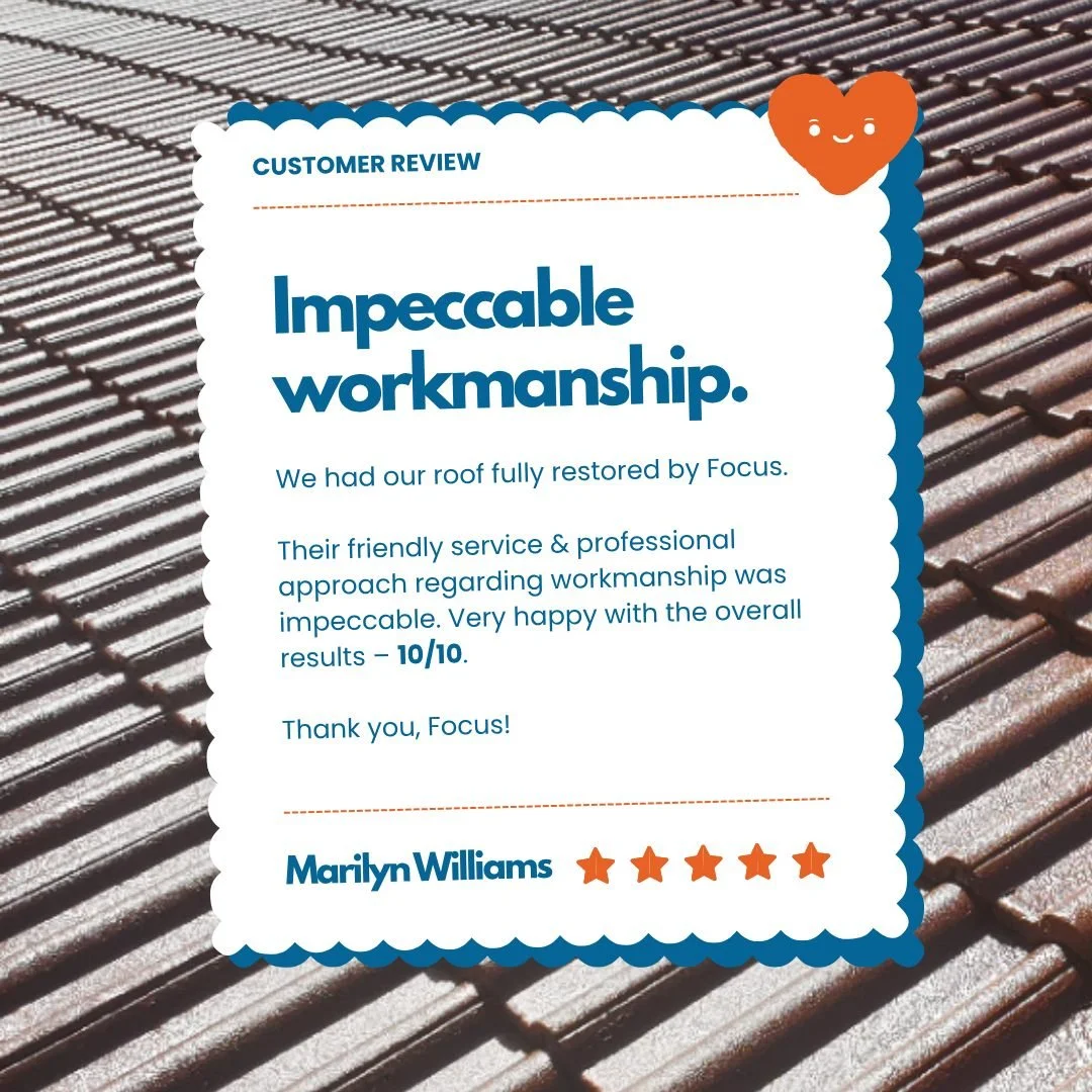 &ldquo;Impeccable workmanship.&rdquo; Always nice to hear.

Thanks Marilyn &ndash; we really appreciate you trusting us with your roof 🙏

If your roof is starting to show its age, it&rsquo;s worth getting it looked at before winter rolls in.

Book y