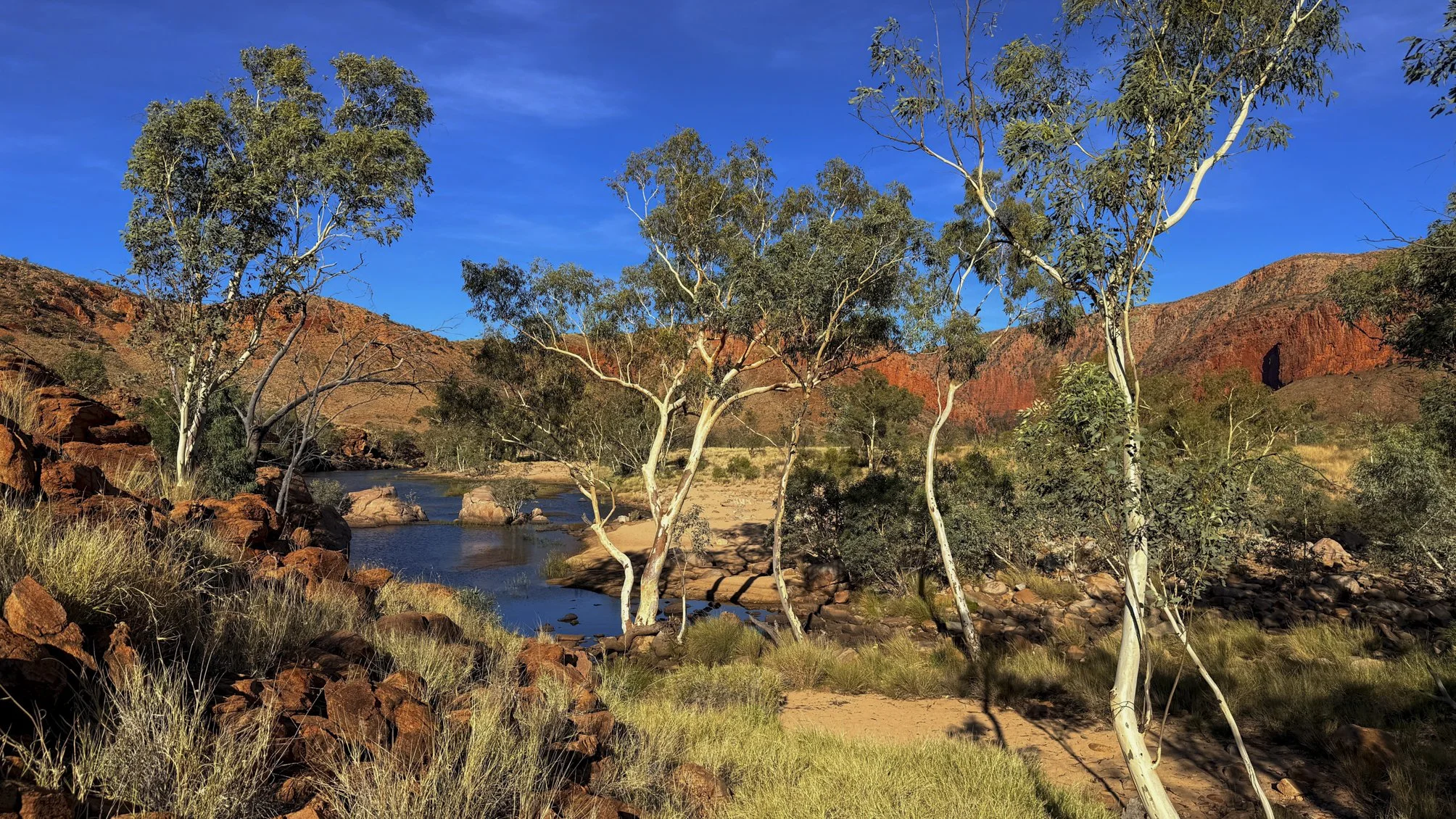 Ormiston creek @ NT, West MacDonnell Range, Ormiston pound walk