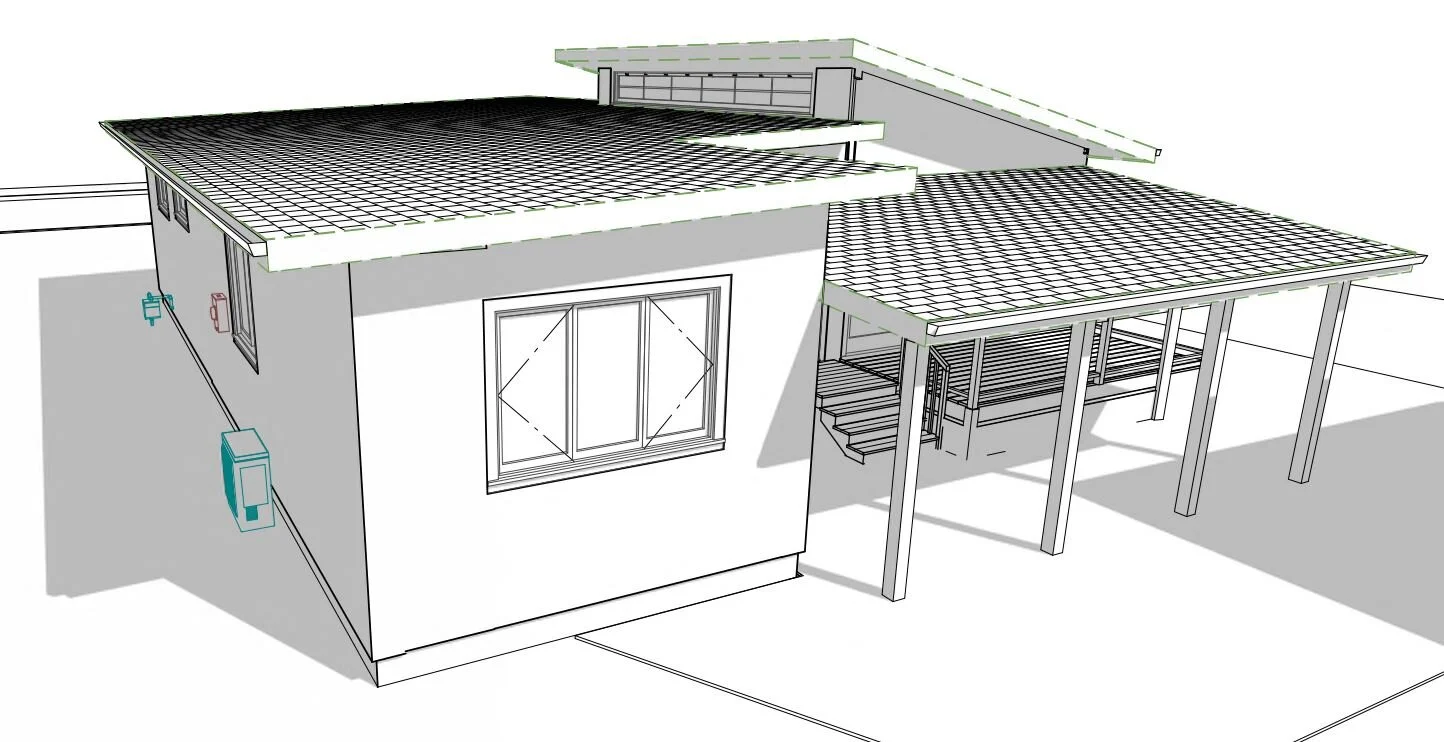 Master Bathroom 3D Rendering Exterior