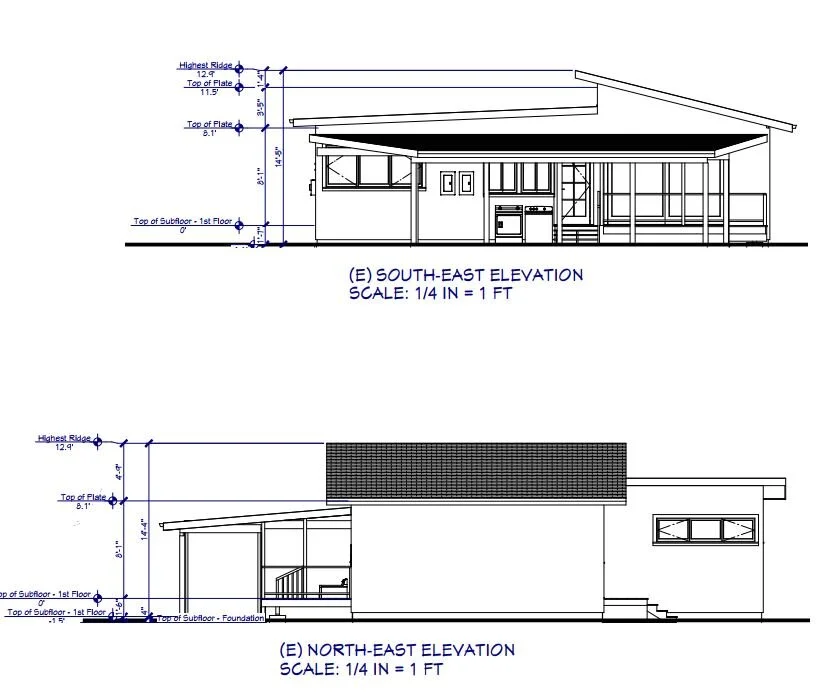 Master Bathroom Exterior Elevations