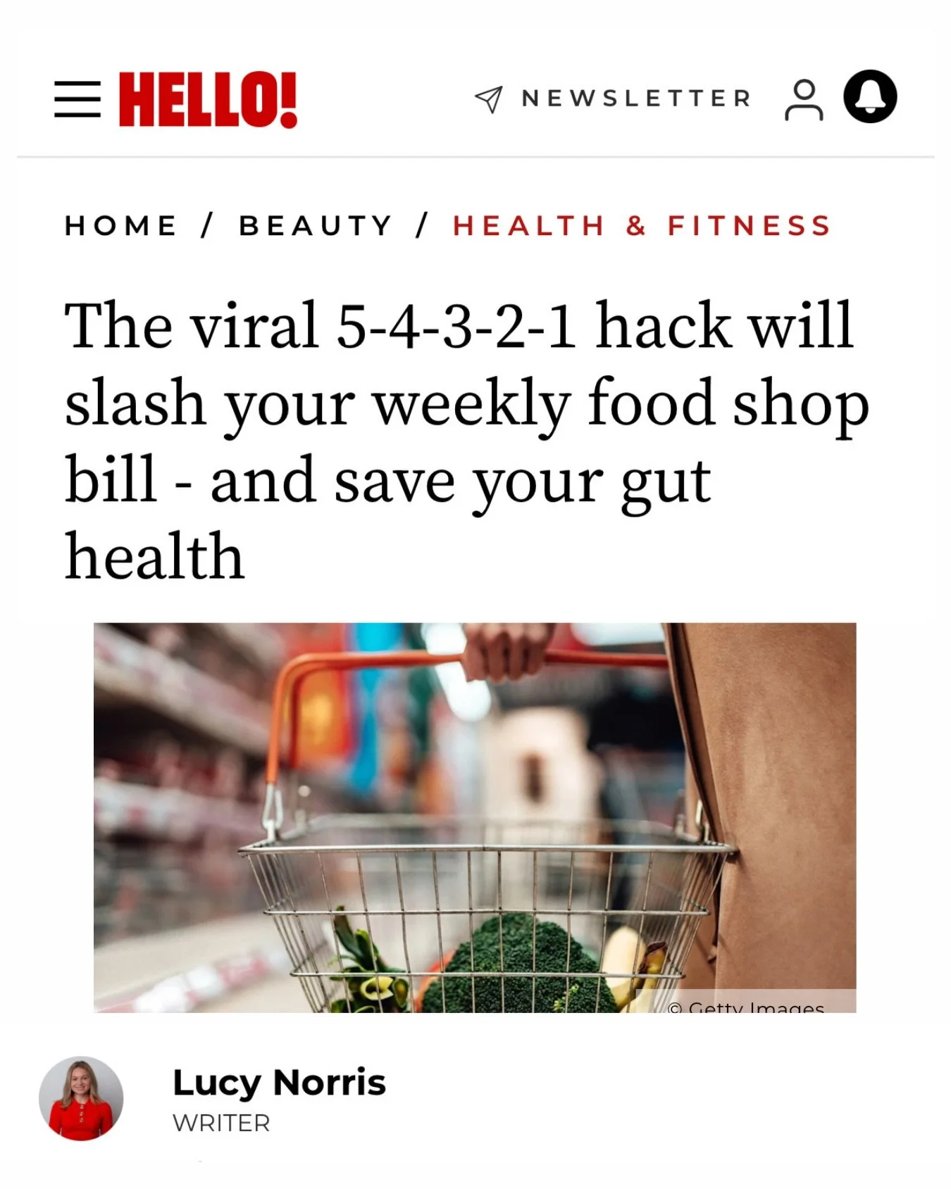 @Rhitrition spoke to @HelloMag about the 5-4-3-2-1 shopping rule taking over internet 🛒

Discussing the potential pros, cons and missing nuance, Rhiannon explains the important of eating a variety of plant foods and feeding your gut 🥦🌾 while also 