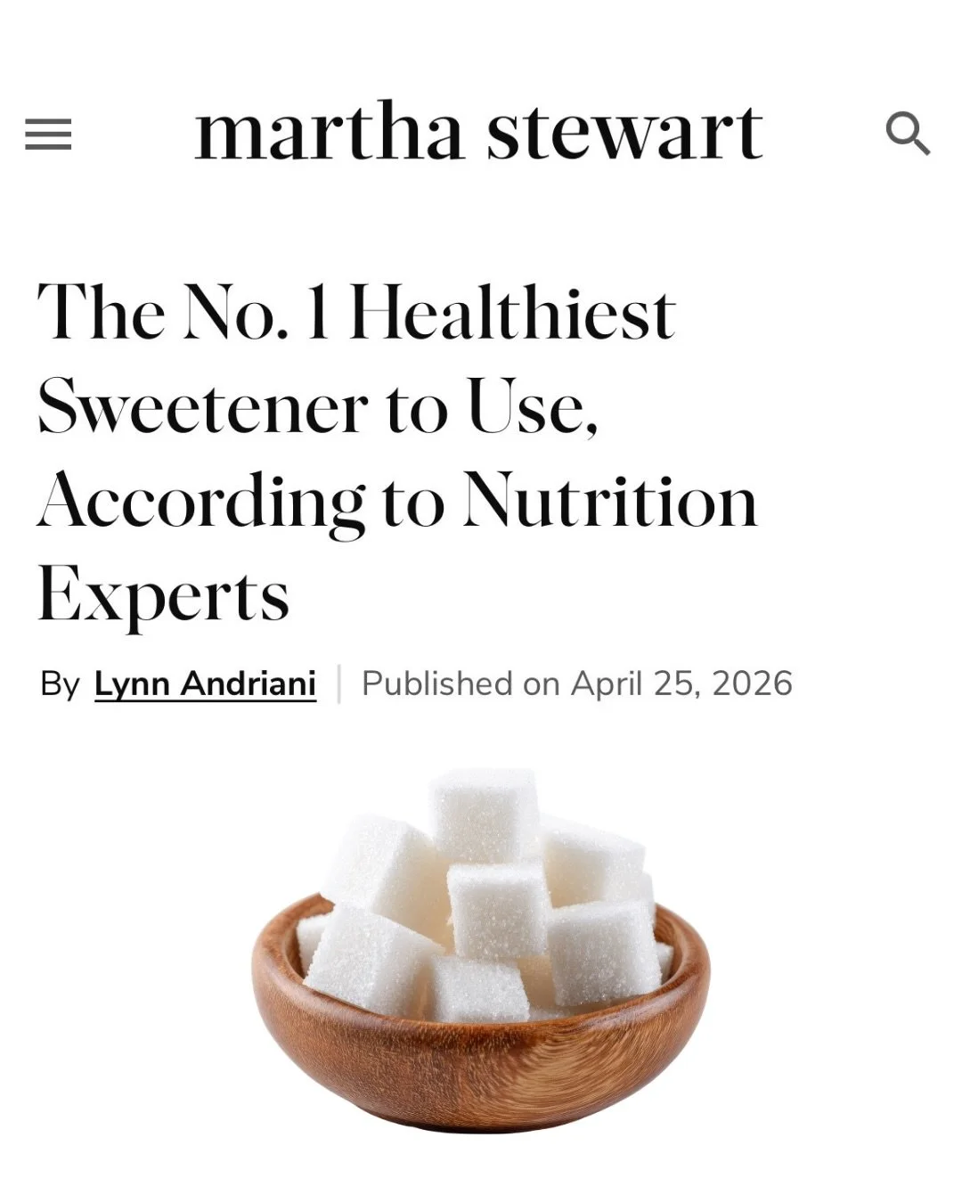 @Rhitrition breaks down sweeteners 🍯 

Sweeteners are often framed as either &ldquo;good&rdquo; or &ldquo;bad&rdquo;, but the reality is a little more nuanced.

Artificial sweeteners may be low or zero calorie, but that doesn&rsquo;t mean they&rsquo