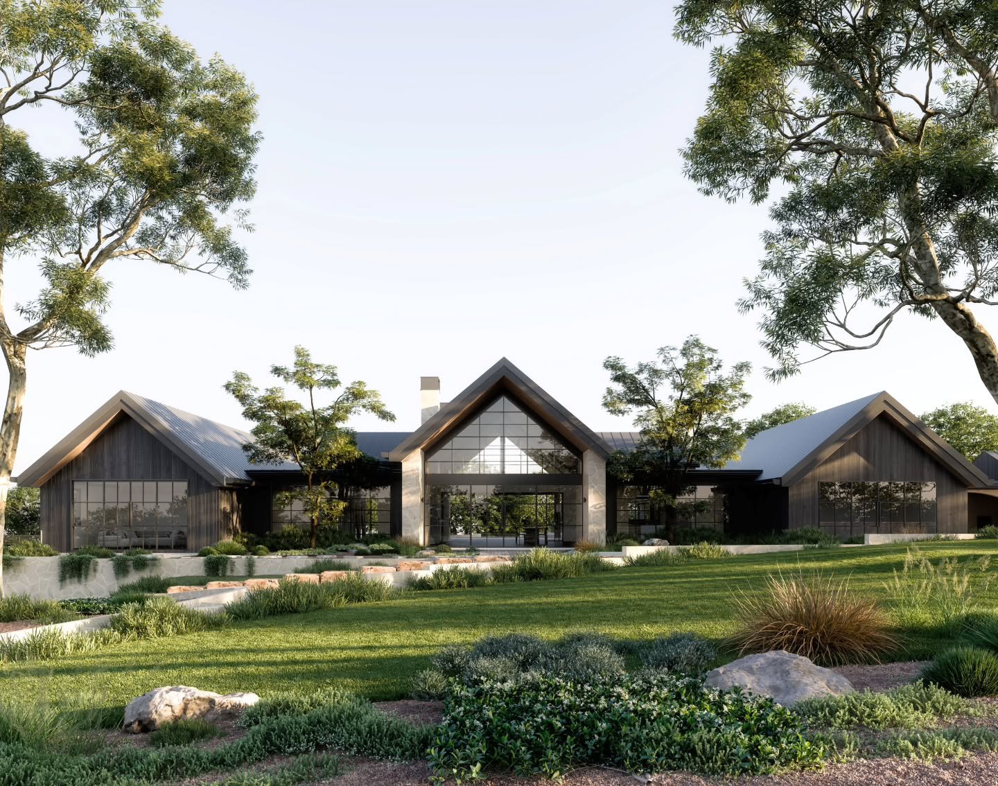 New Modern  Contemporary Barn Style Architect designed house at Doonan, Sunshine coast Hinterlamd.  Currently working through documentation. It's going to be a stunning house!
@baahousebaastudioarchitecture @tara_robson_visuals @gdsconsultingengineer