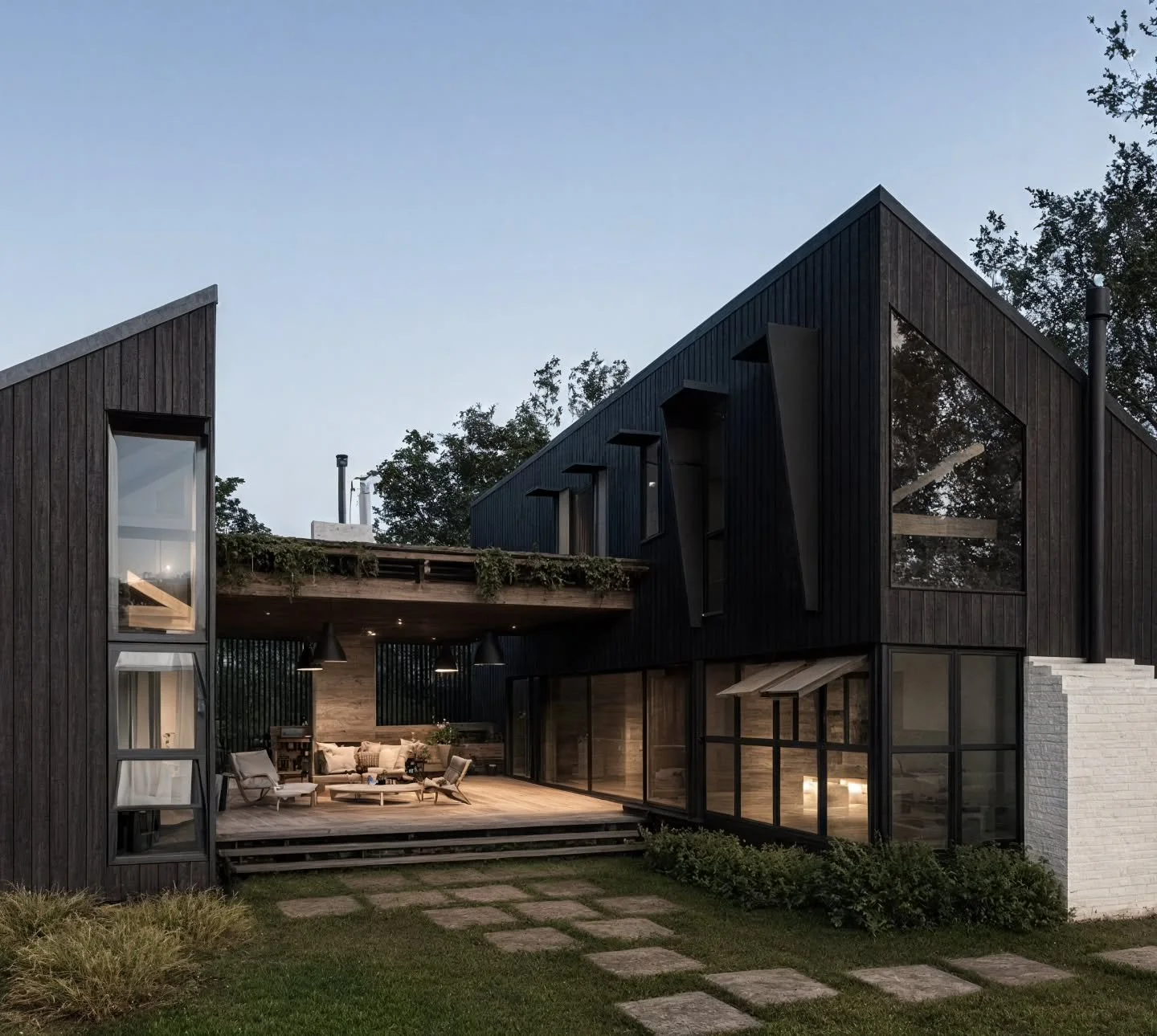 BAAHOUSE- Santa Cruz&rsquo;s inspiration comes from the Scandi holiday house, repurposed for Australian living. It is a 3 bedroom, 2 bathroom multi-purpose house with 2 separate wings, 1 for the bedrooms and the other for the kitchen, lounge and livi