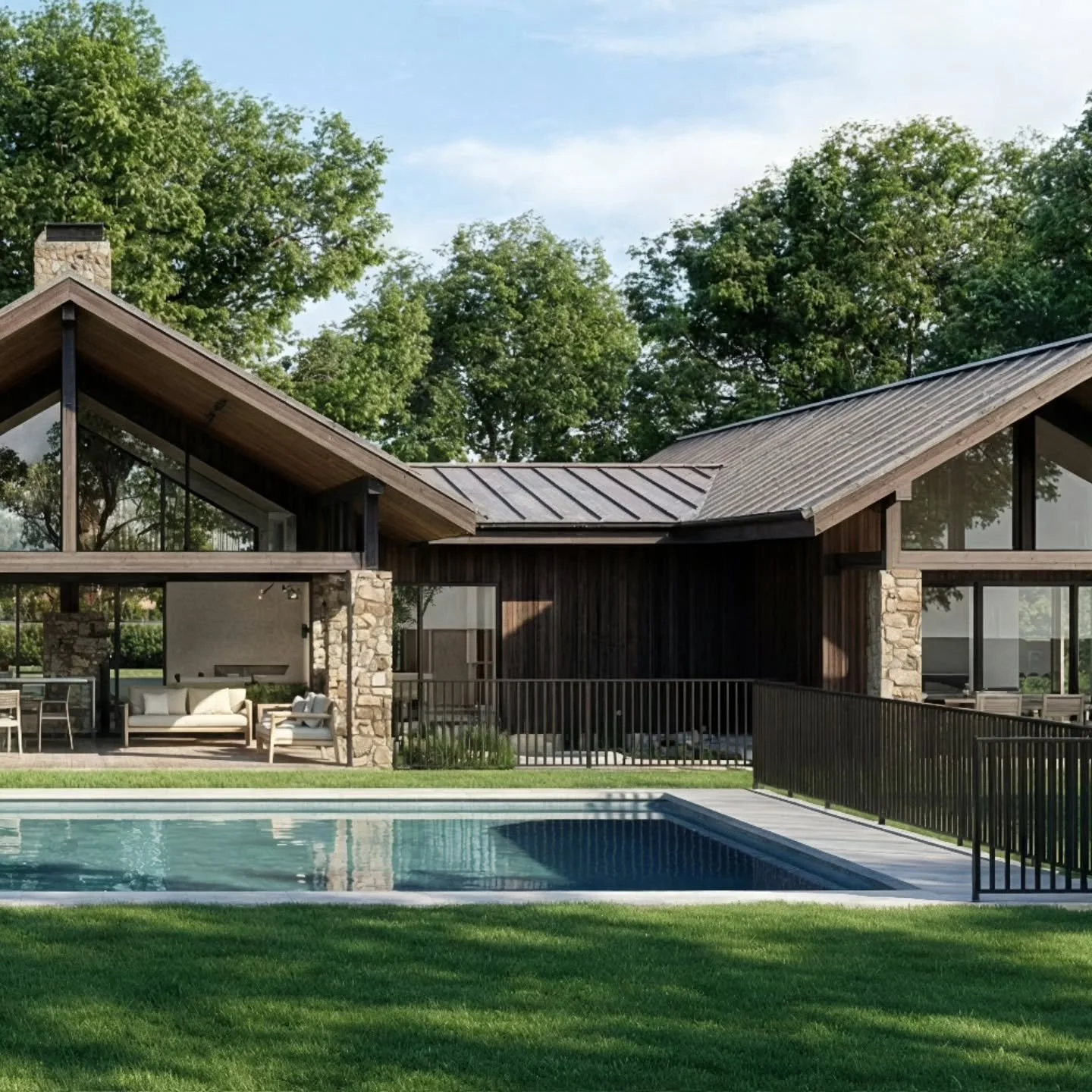 American Barn house family home coming soon!
#barn #architecturedesign #american #barnhome #barnliving #farmhouse #land #landscapelovers #lifestyle #homedesign #home #pool