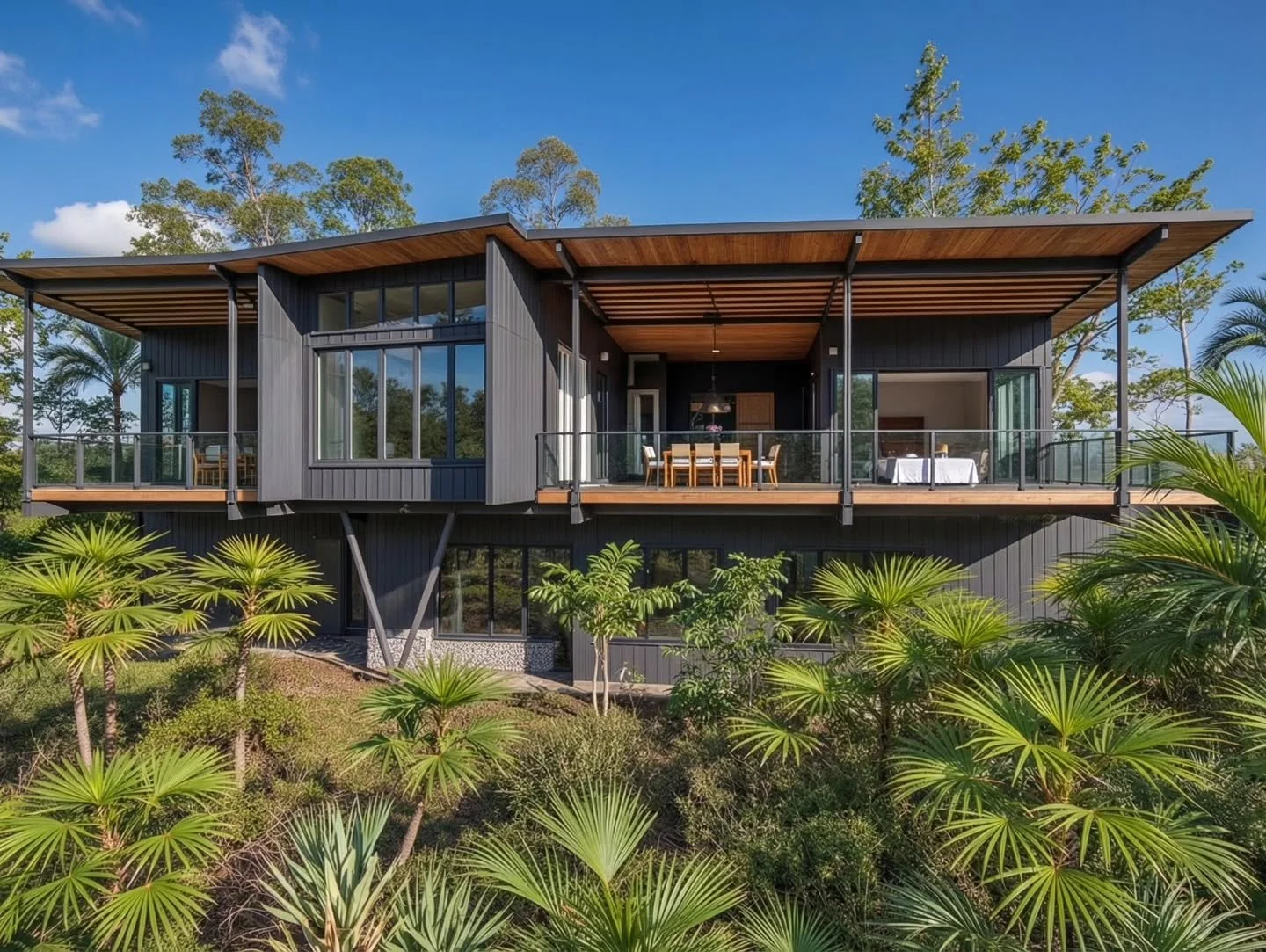 BAAHOUSE - COLUMBIA 3-4 bedroom family home designed for sloped sites.
#polehouse #homedecor #architect #Australia #luxury 
@gdsconsultingengineers @baahousebaastudioarchitecture