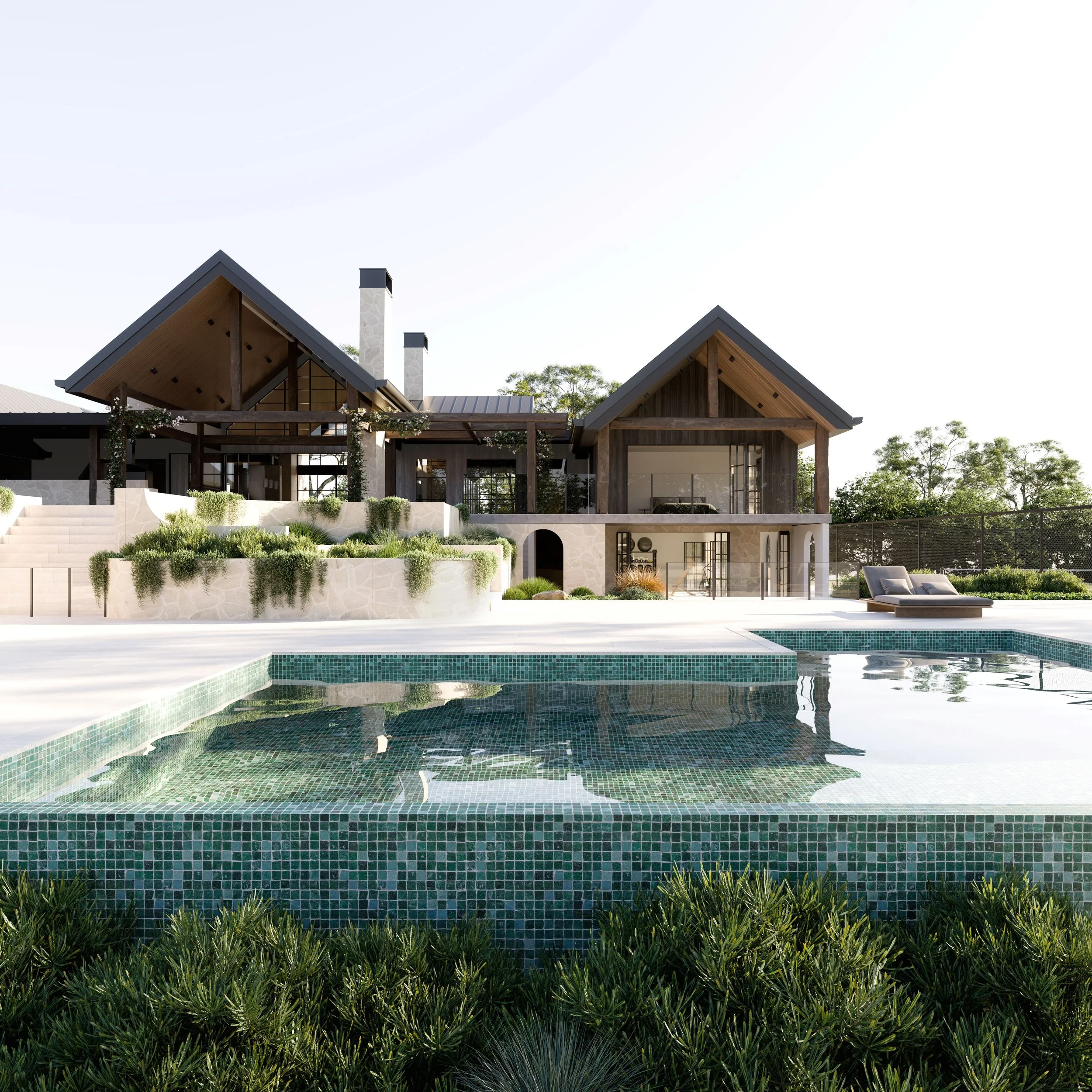 Doonan - new house design - modern resort style farmhouse