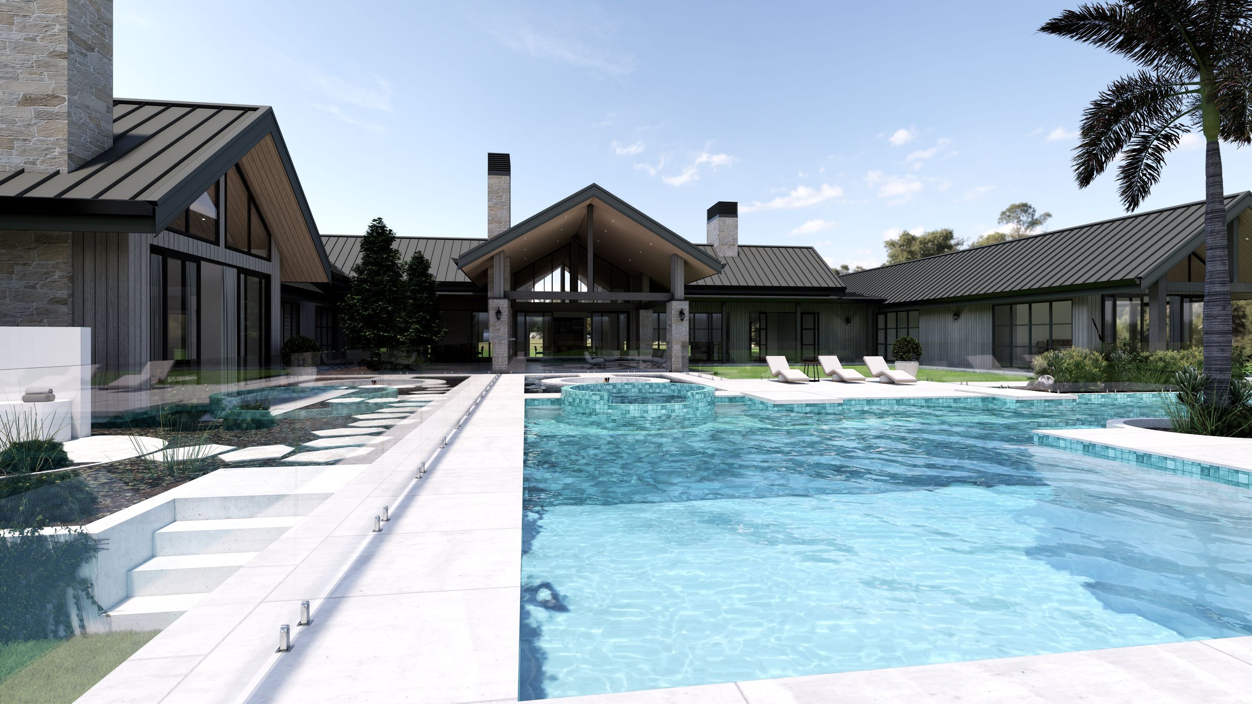 Resort feel pool