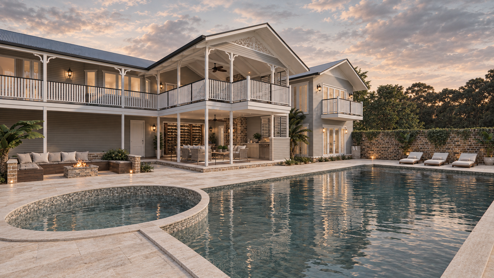 Buderim renovation - timeless design with hampton features