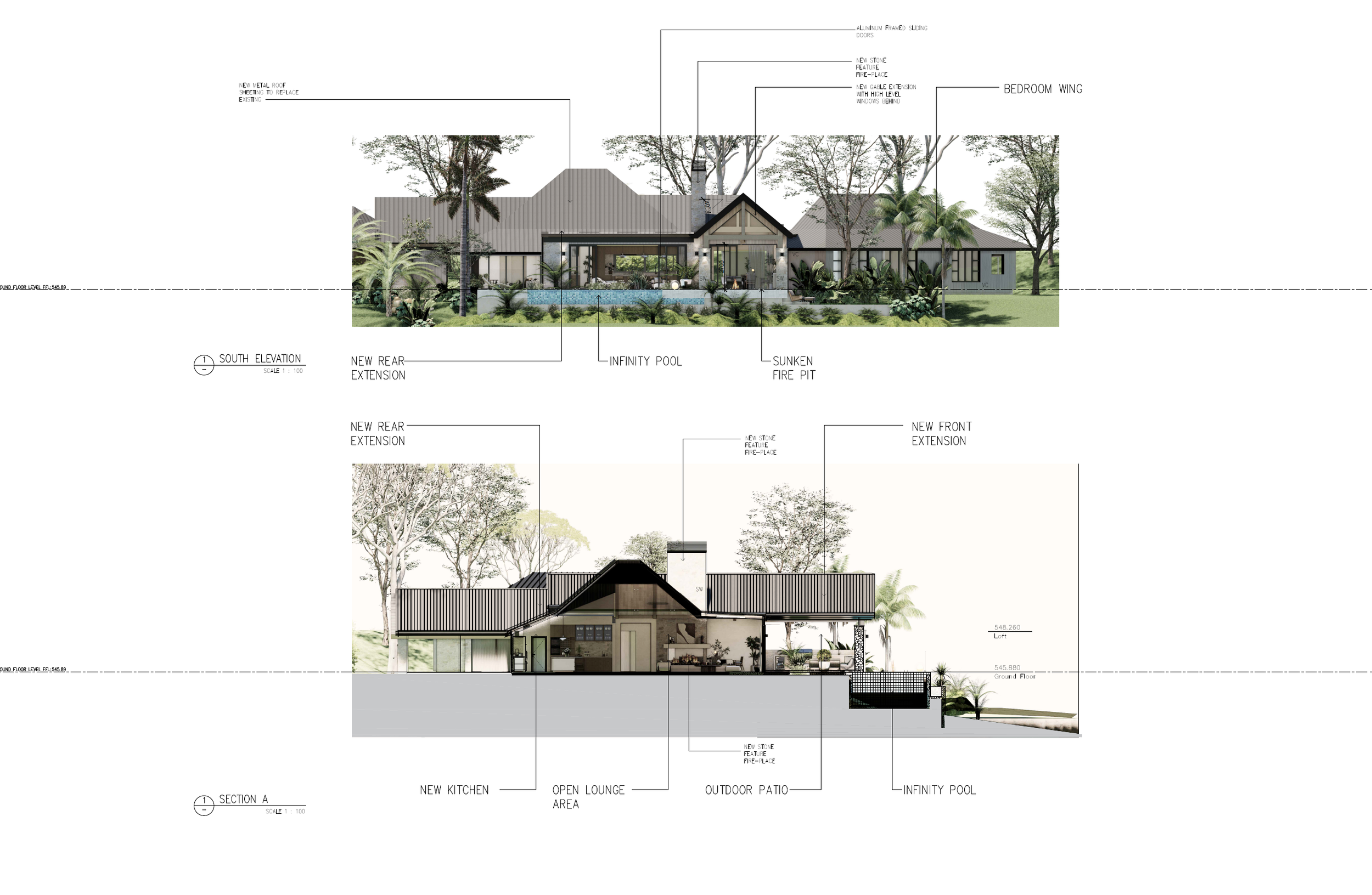 House renovation design development stage