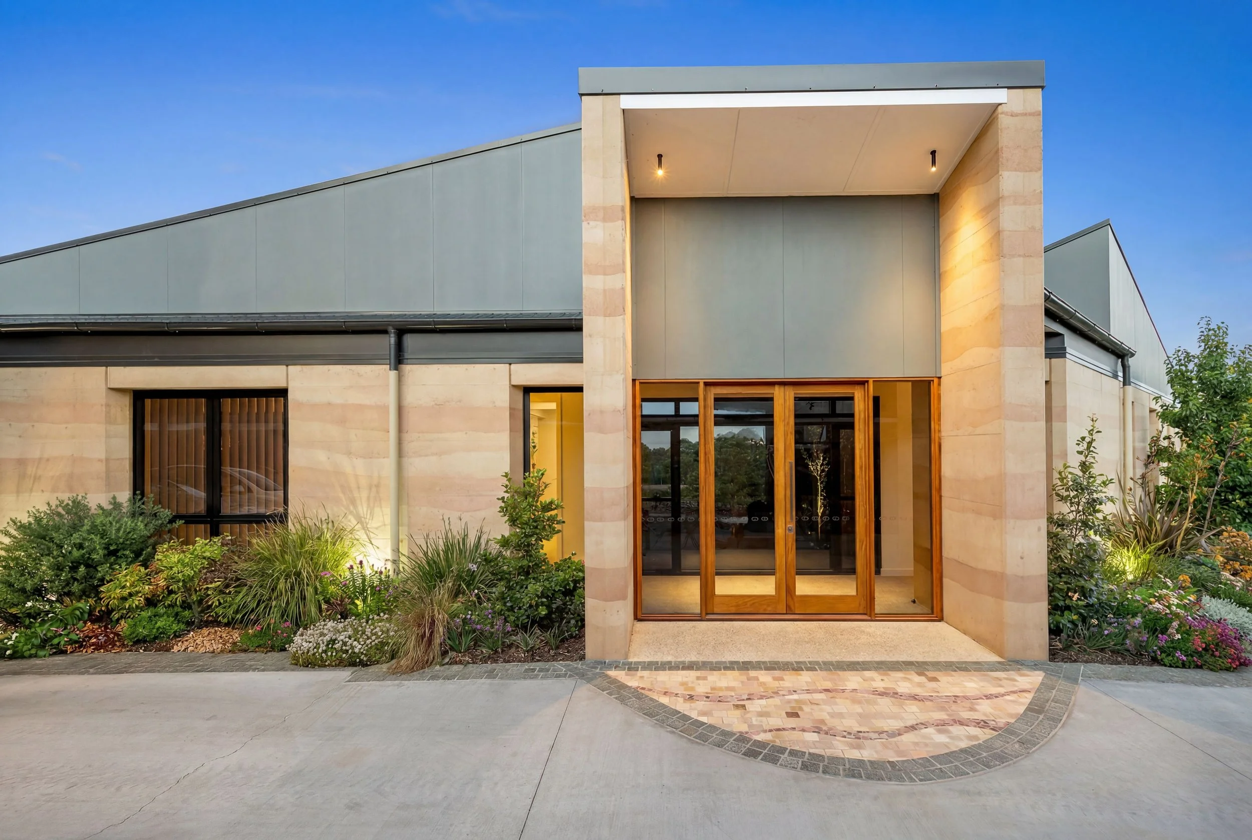 MALENY, QLD - NEW RAMMED EARTH ACREAGE HOME