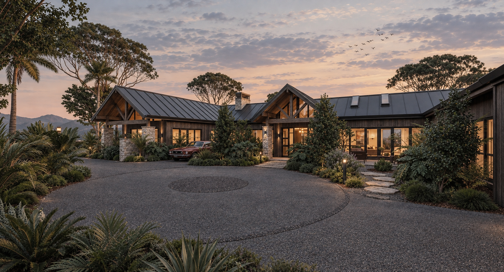 New American Farm style home