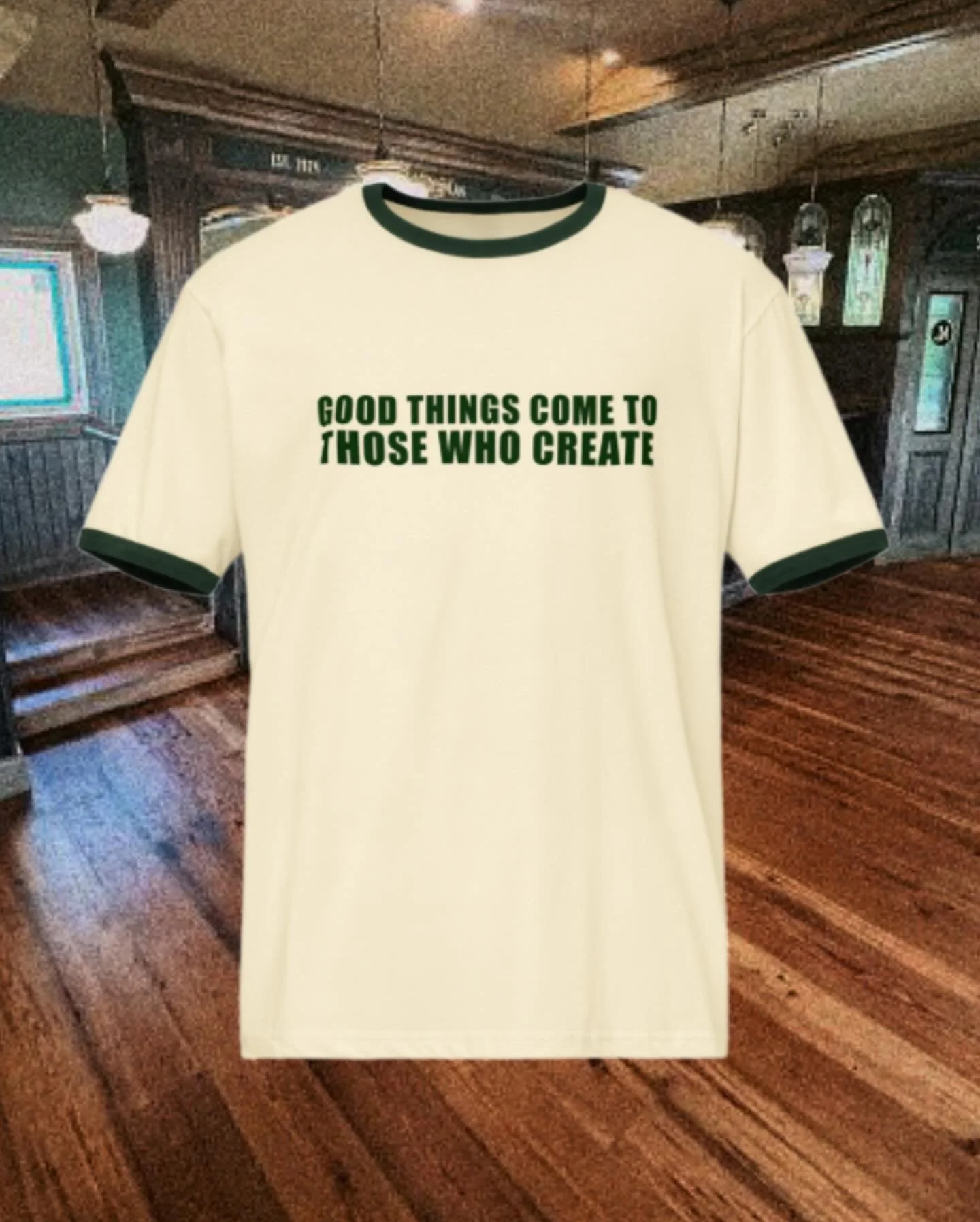 ⬇️ Inspired by my Guinness campaign ⬇️

This item represents the stage of my career where everything is still uncertain, honest, and completely driven by a wild and delusional belief.
The Guinness campaign is now out of my hands, but this piece belon