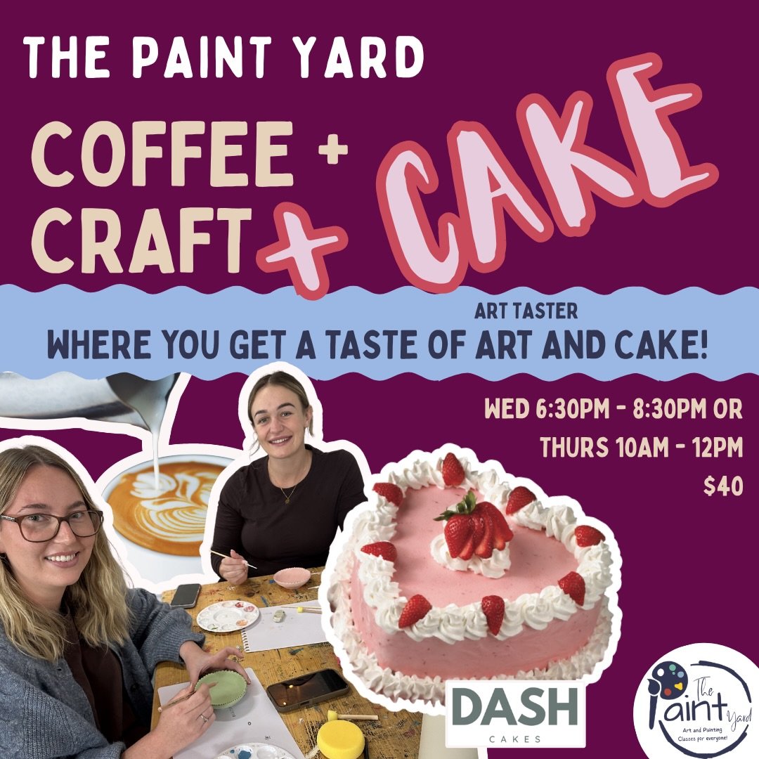 🎨 Art Taster Course

One of my favourite things happening in the studio right now is our Art Taster Sessions.

This one is for the adults only and each week you get the chance to sample a different art material and flavour of cake, thanks to DASH Ca