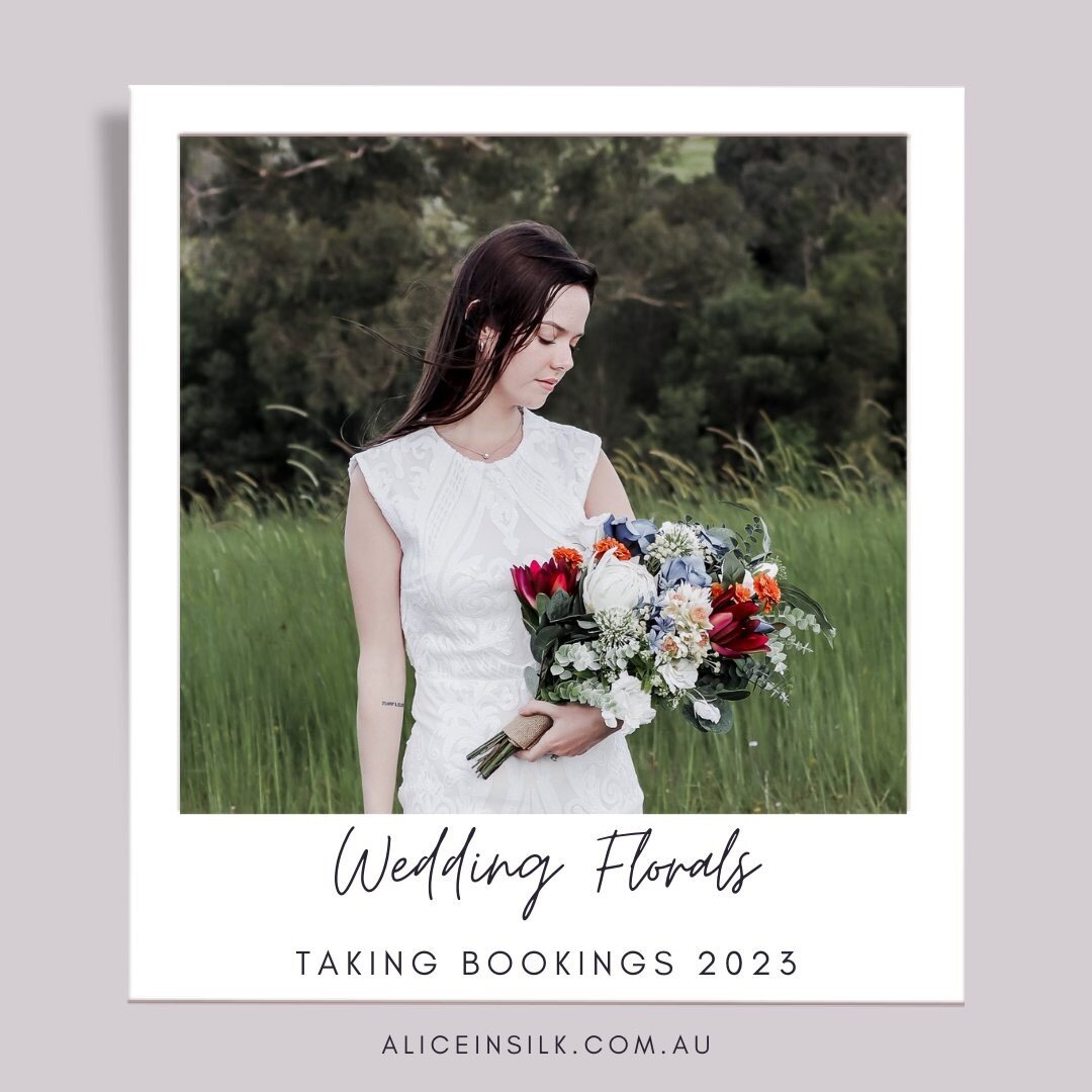 Getting MARRIED in 2023? 👰&zwj;♀️

It's time to start thinking of your wedding flowers and what your overall theme, colours and aesthetic will be 🤔 

With 2022 moving at such a fast pace and plenty of ups and downs already! 2023 will be upon us in 