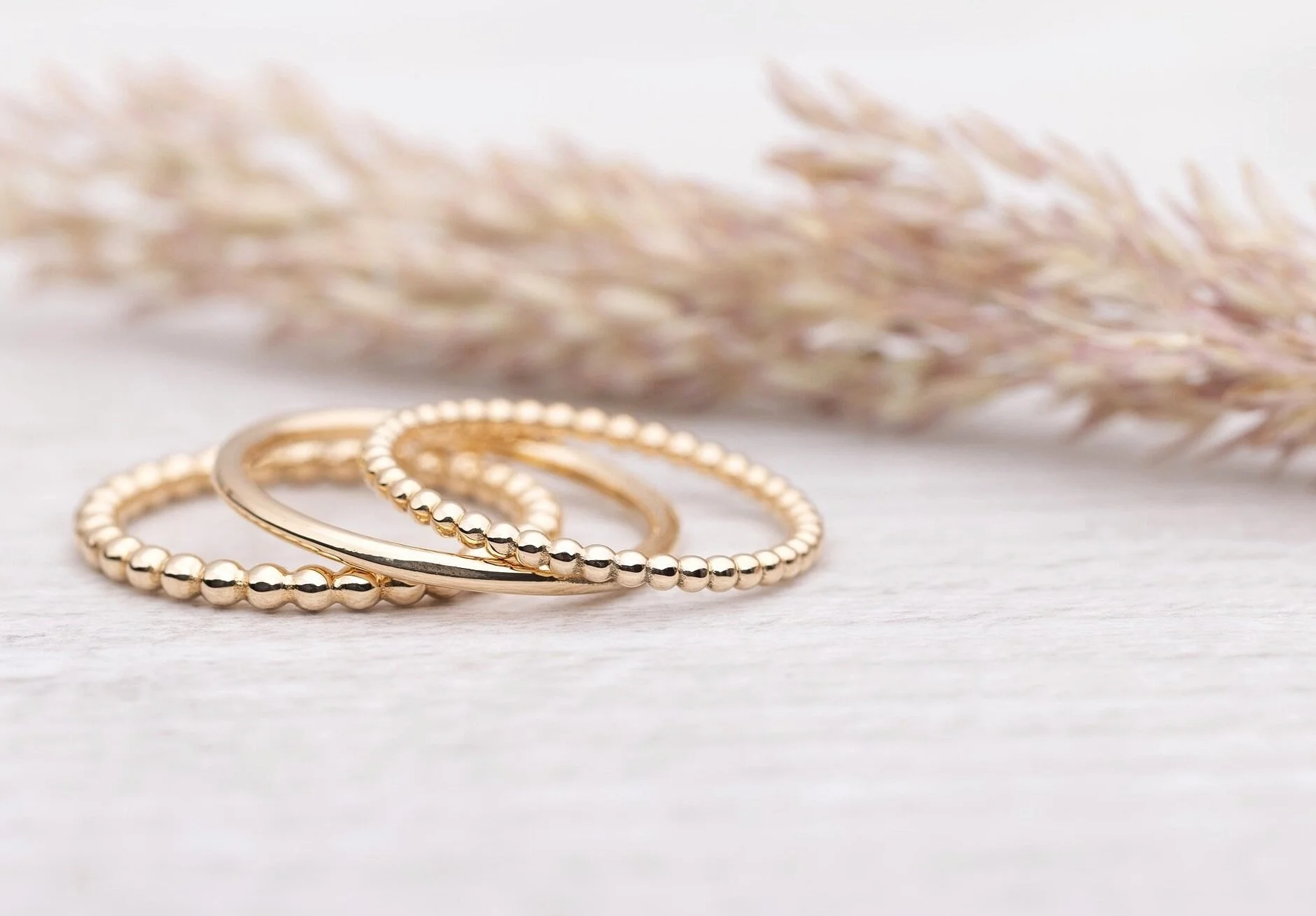 Stapelringe und Beisteckringe