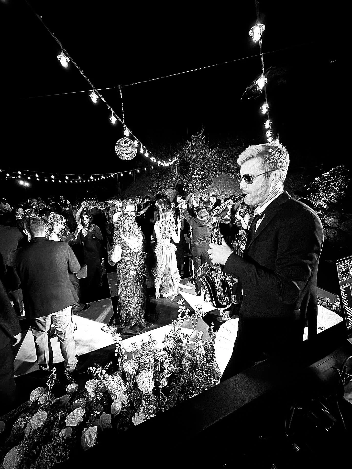 There is a real art to knowing when to play the sax and when to let the room breathe. You can be the most skilled musician on the planet but if you play nonstop you start to work against the very energy you are trying to elevate. The moment the focus