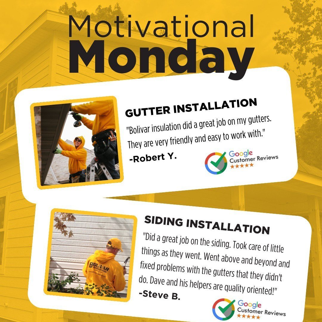 🛠️ Thinking About New Windows, Siding, or Gutter Work?
There&rsquo;s no better time to start than now&mdash;and Bolivar Insulation is here to help make the process simple from start to finish.

Whether it&rsquo;s replacement windows, new siding, or 
