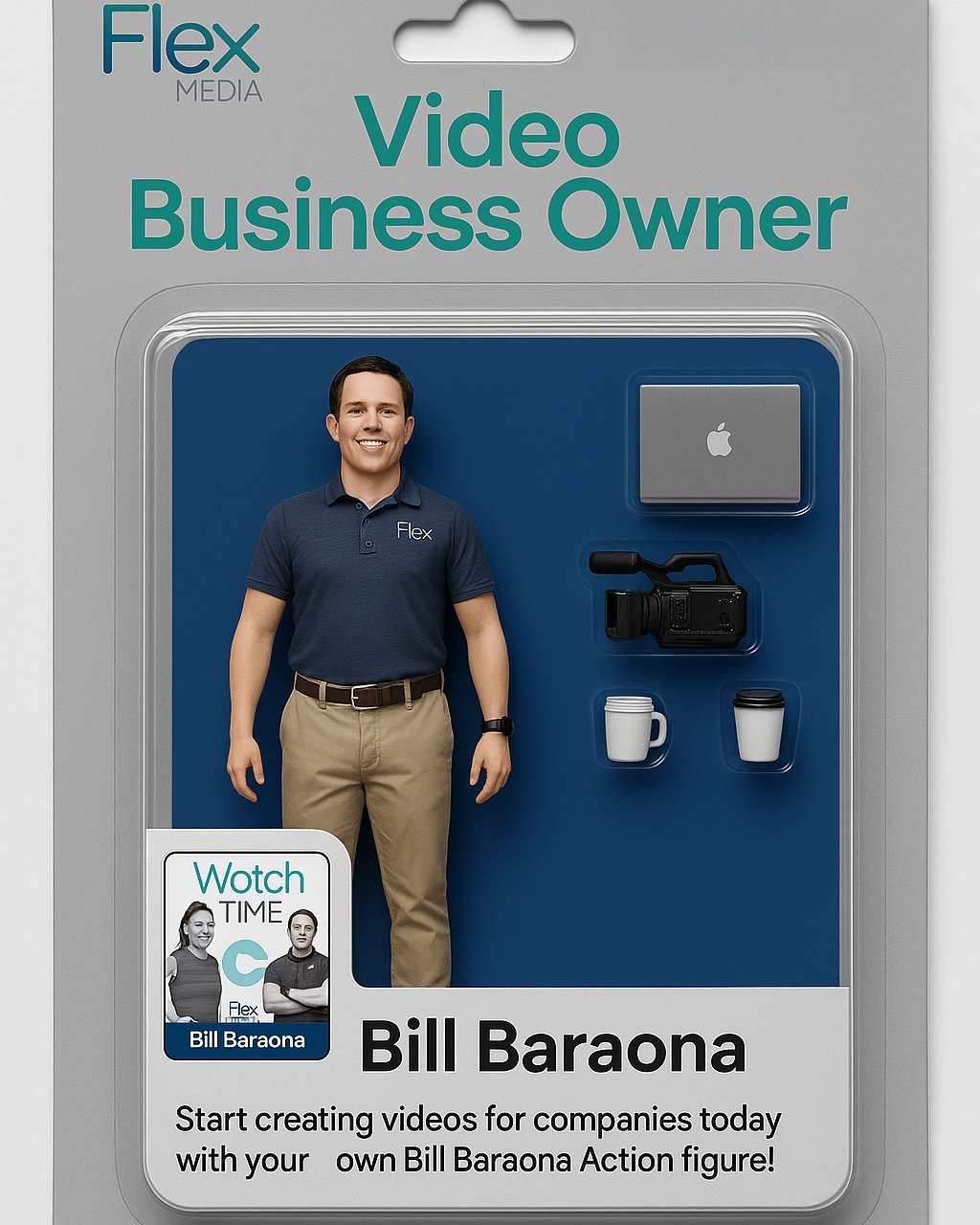 🧍&zwj;♂️🎬 NEW MERCH DROP: FLEX MEDIA ACTION FIGURES

You asked for faster turnaround times... so we made it possible for clients to literally keep our team on hand at all times.

That&rsquo;s right&mdash;now you can take Bill to your next strategy 