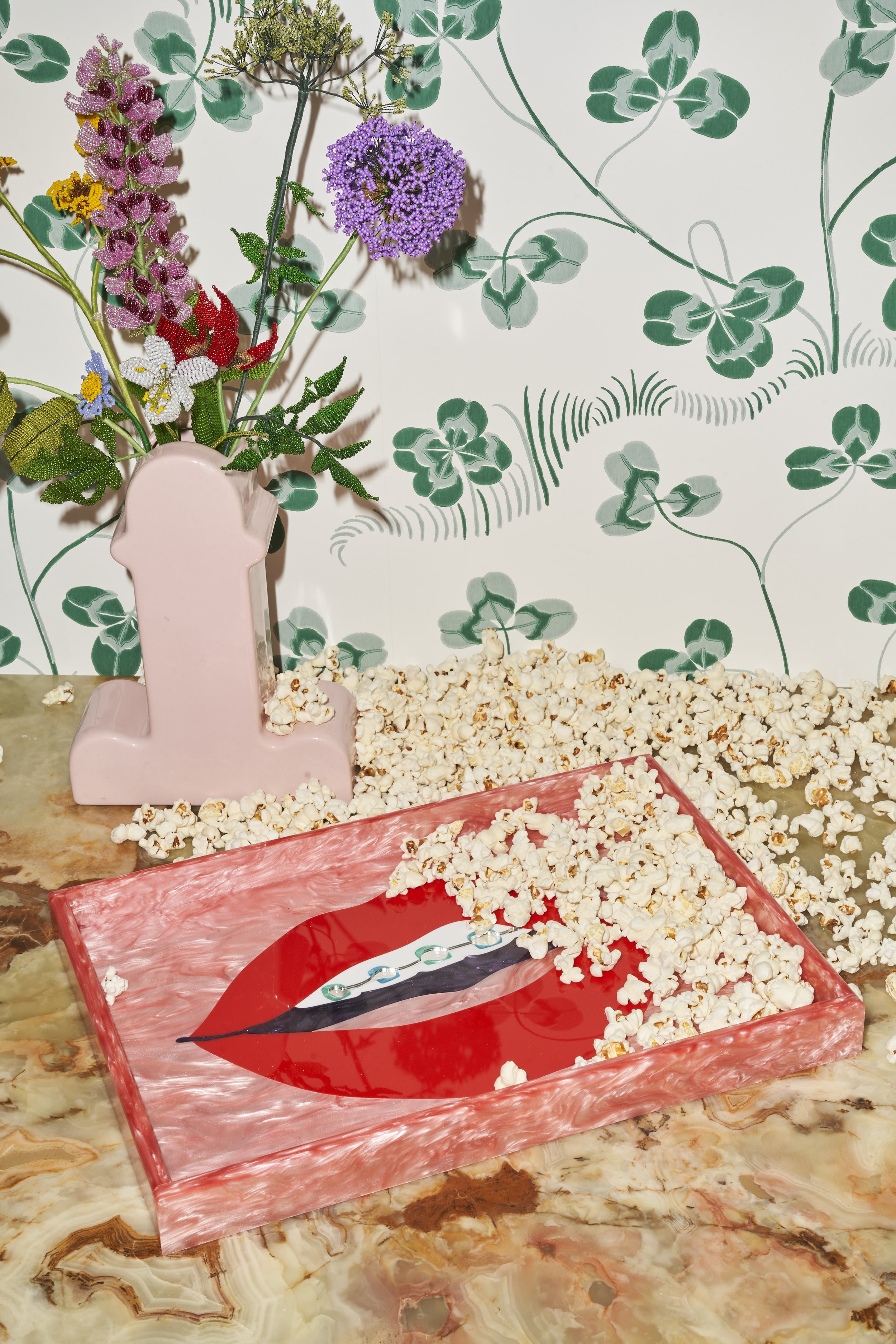 Brace Face Tray - Artwork for Edie Parker