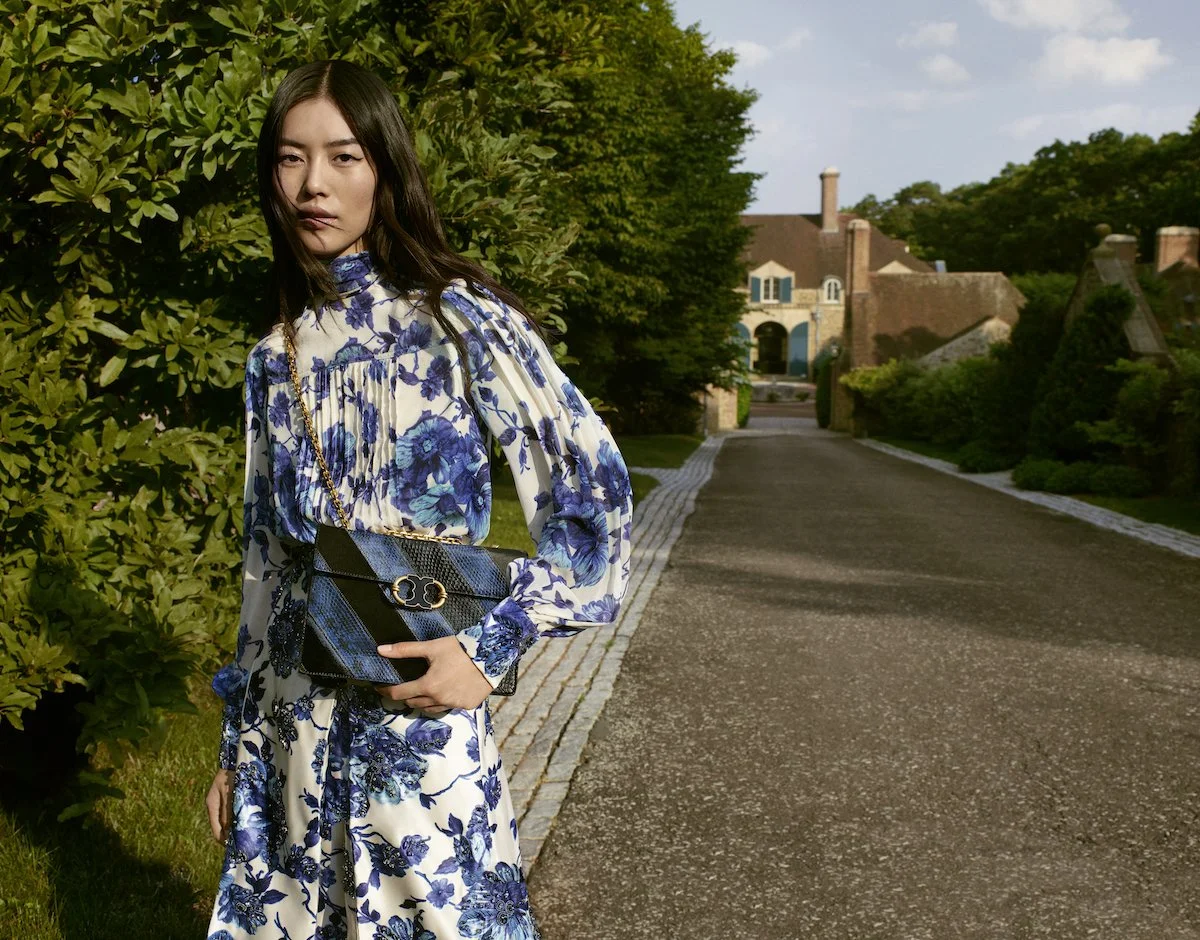 Snake Stripe Gemini Clutch - Designed for Tory Burch