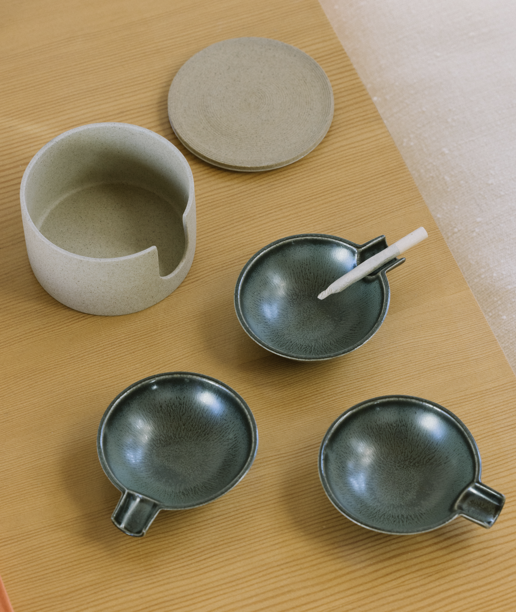 The Stacking Ashtray - Designed for Houseplant