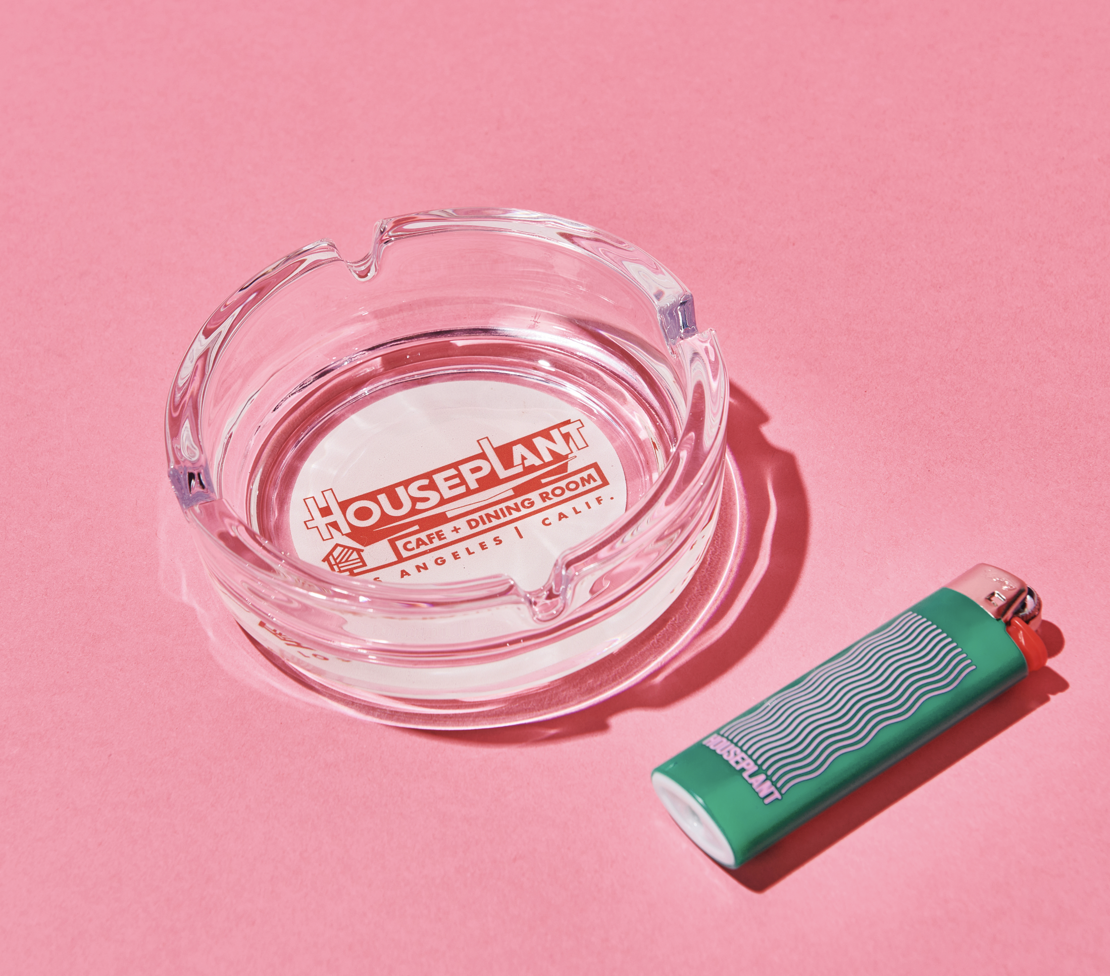 Custom Graphics - Diner Series Glass Ashtray for Houseplant