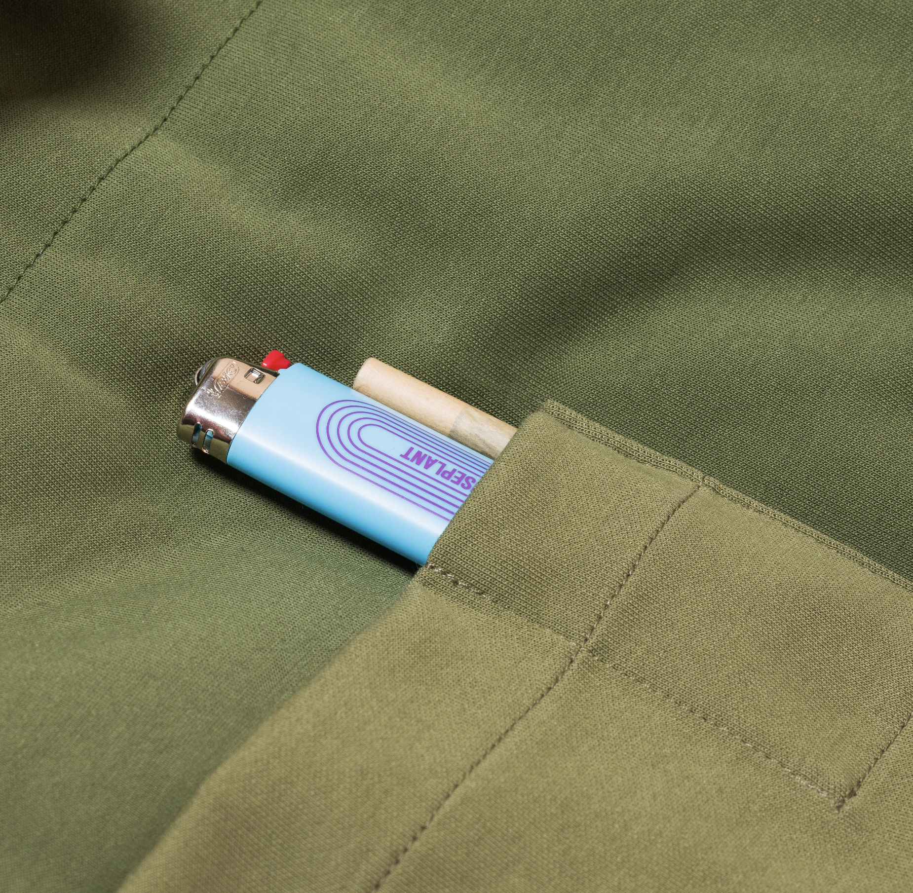 Detail: The Housecoat and Sleeping Mask - Designed for Houseplant