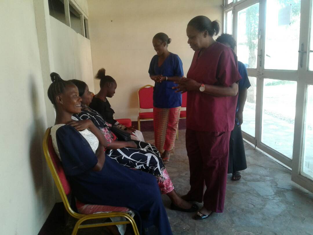 5. Antenatal clinic waiting room is very conducive to interaction and health education.jpg