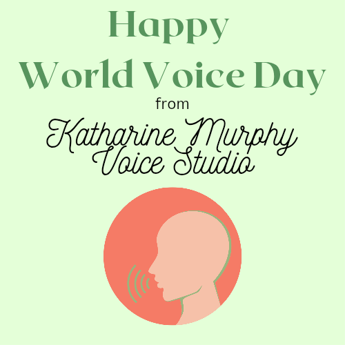 Happy World Voice Day! 