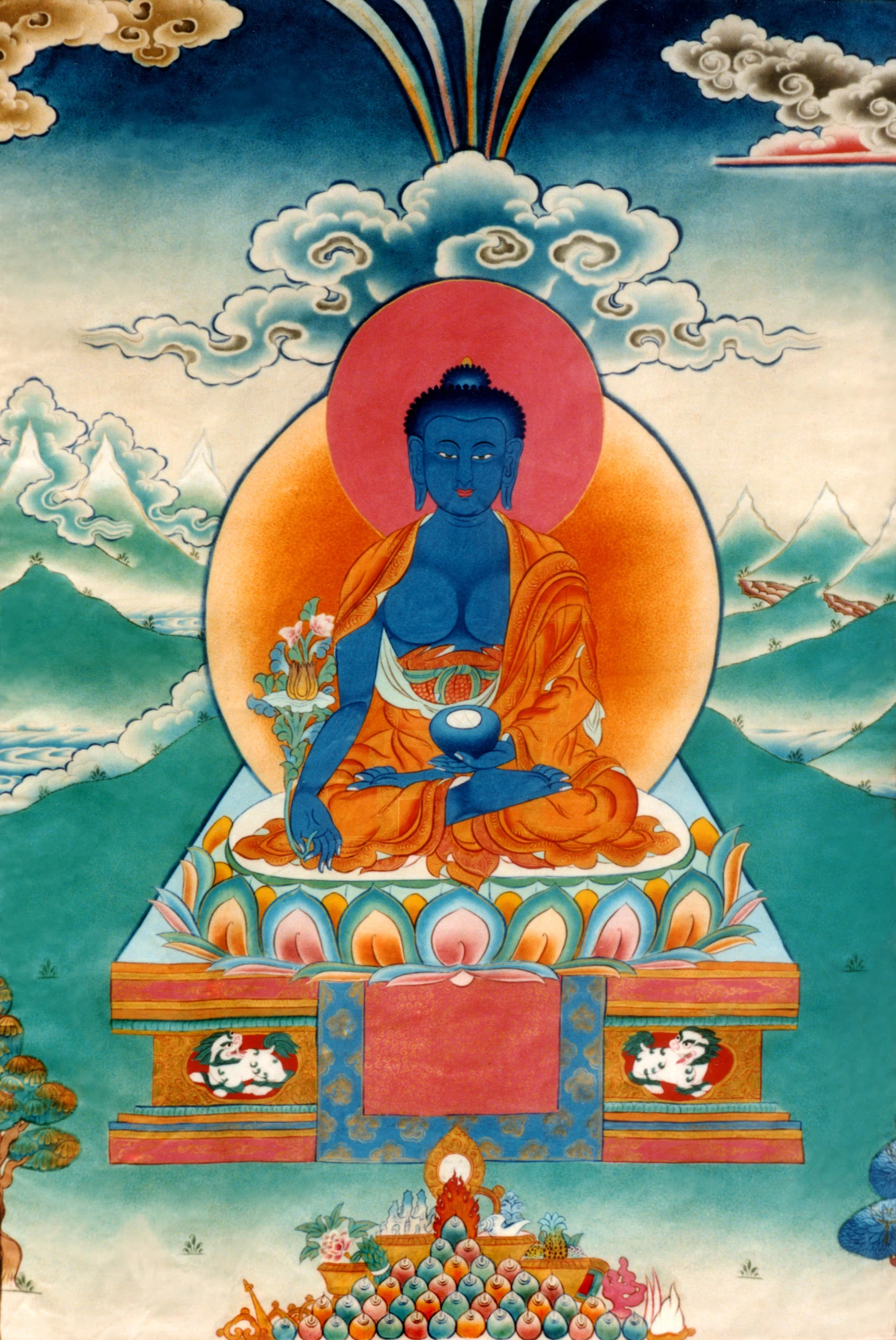 The King of Aspiration Prayers & Initiation of Medicine Buddha