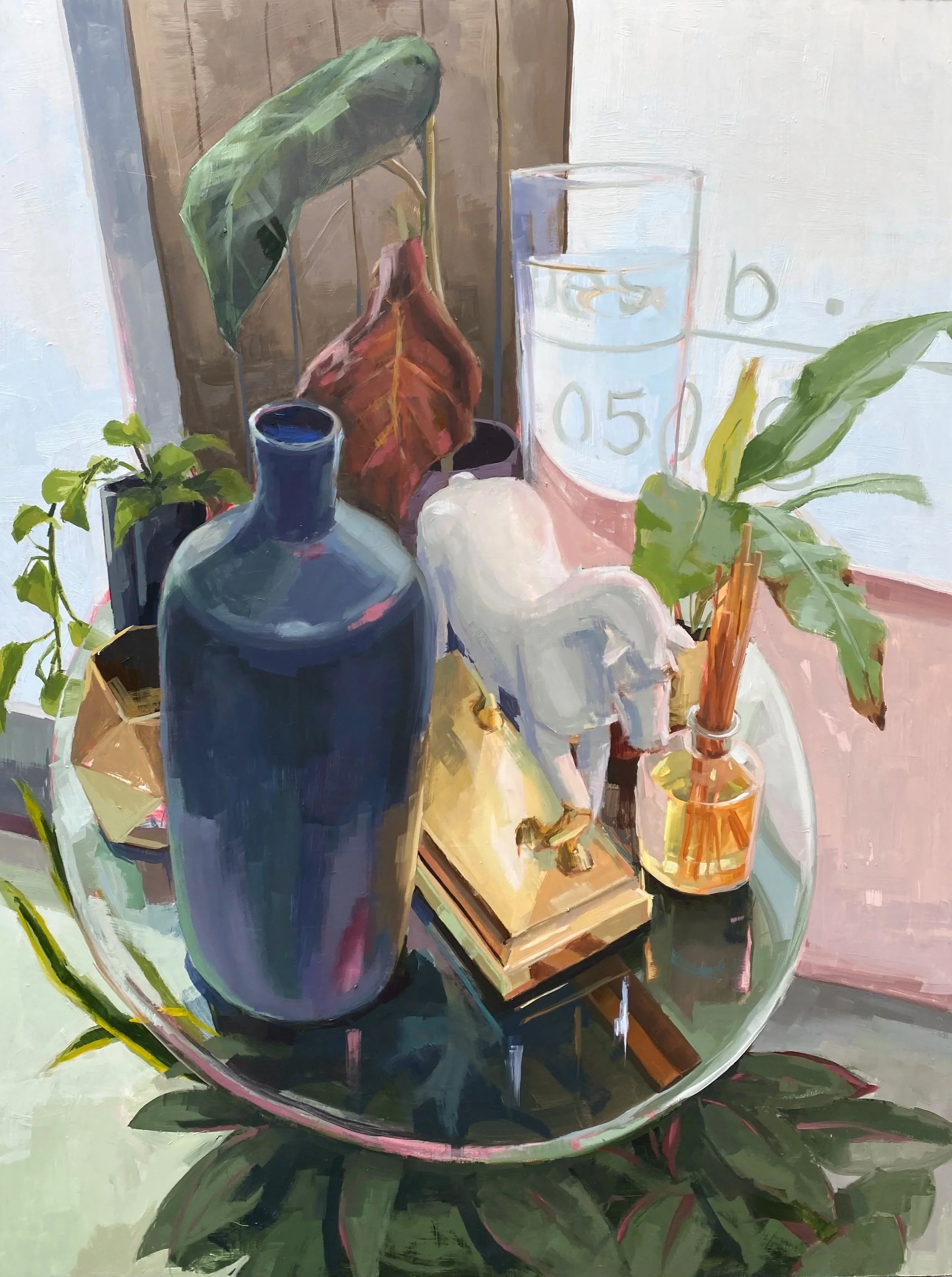 Mother Nurture, Oil on wood, 24"x 32"