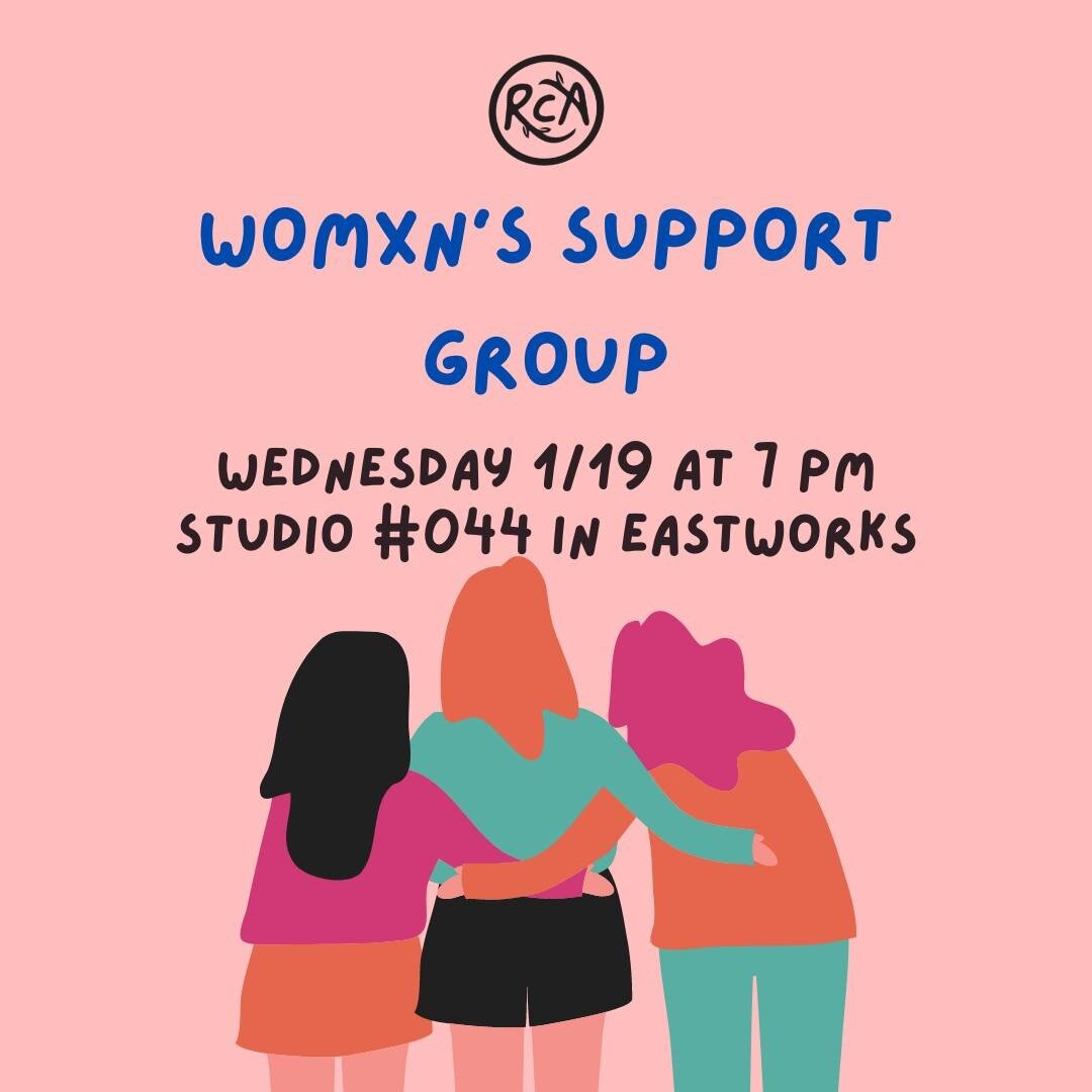 Womxn's Group, Wednesdays at 7 pm in Studio #044 💜
Open to all femme, gender-expansive and womxn identifying folks. A peaceful supportive space to decompress mid week and make some art.

See you there!🌈