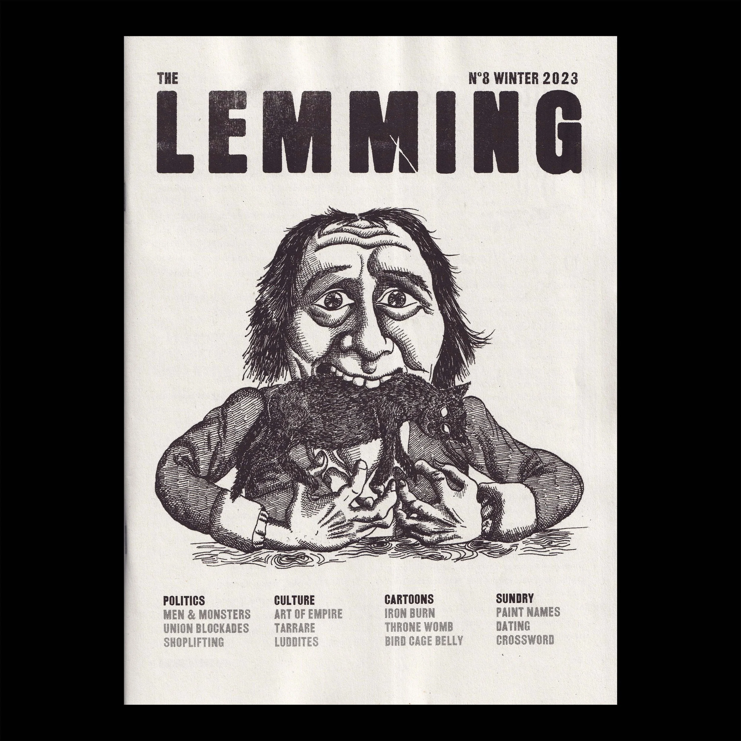 Issue No.8 Cover. Artwork by Kian Radpouyan.