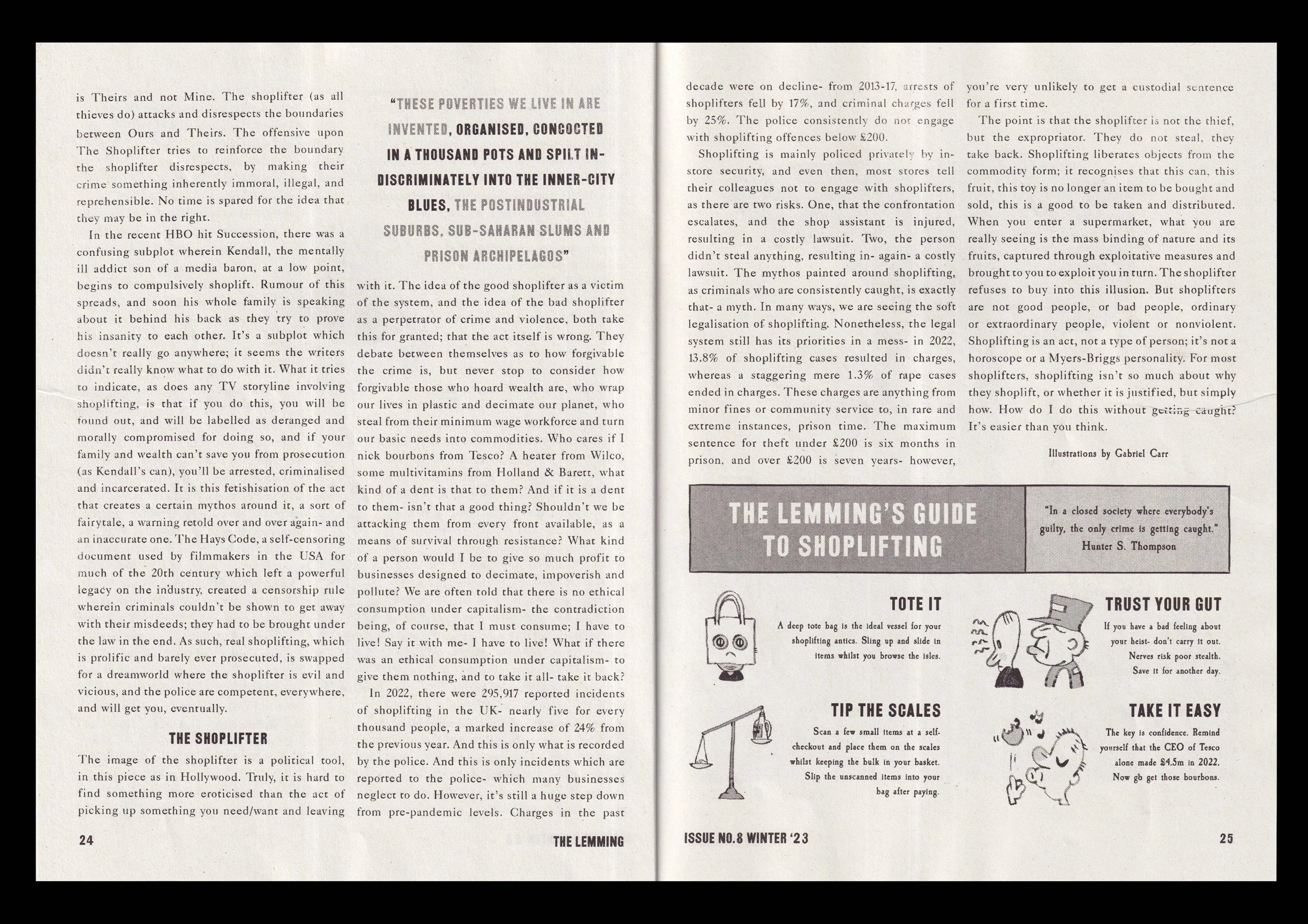 Take it Back, Joseph Conway. Artwork by Gabriel Carr. 24-25