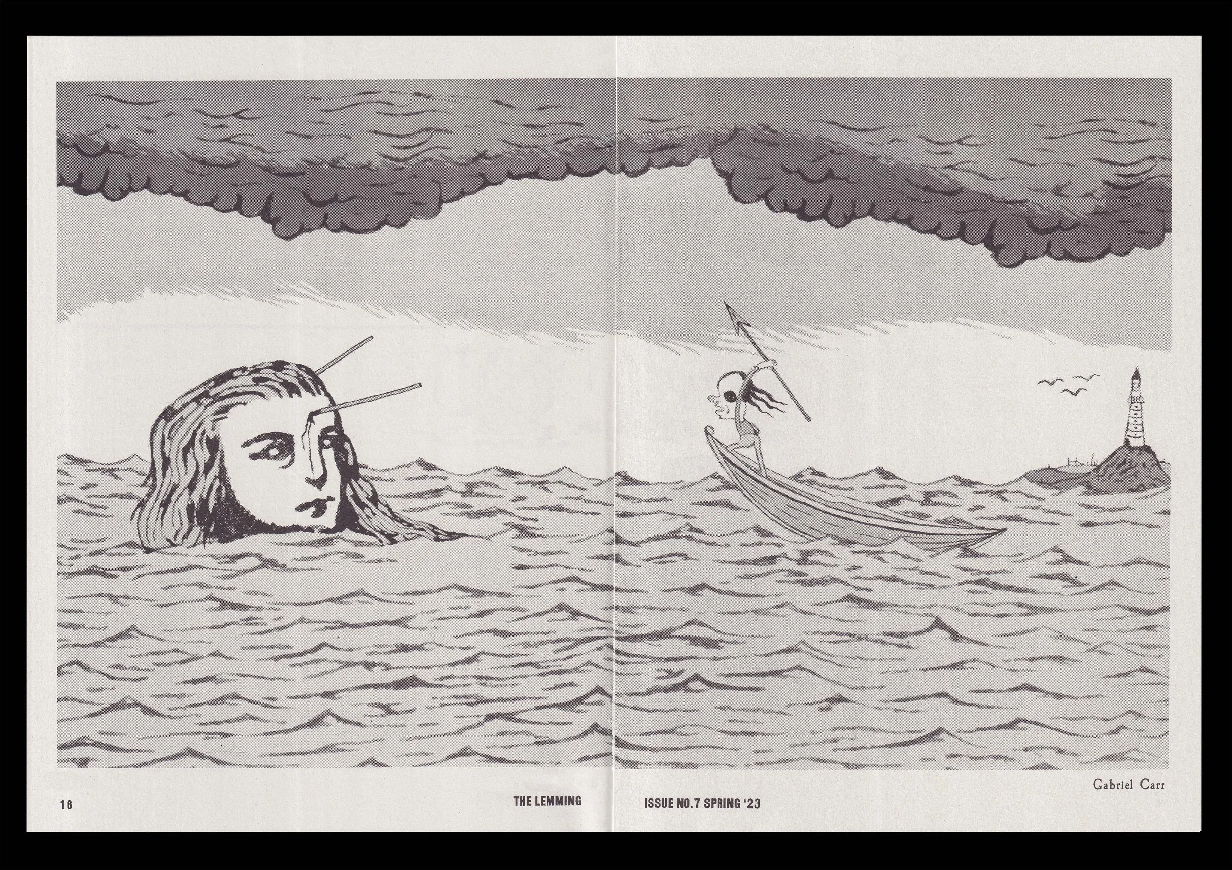 A Sailors Prize, 16-17. Artwork by Gabriel Carr.