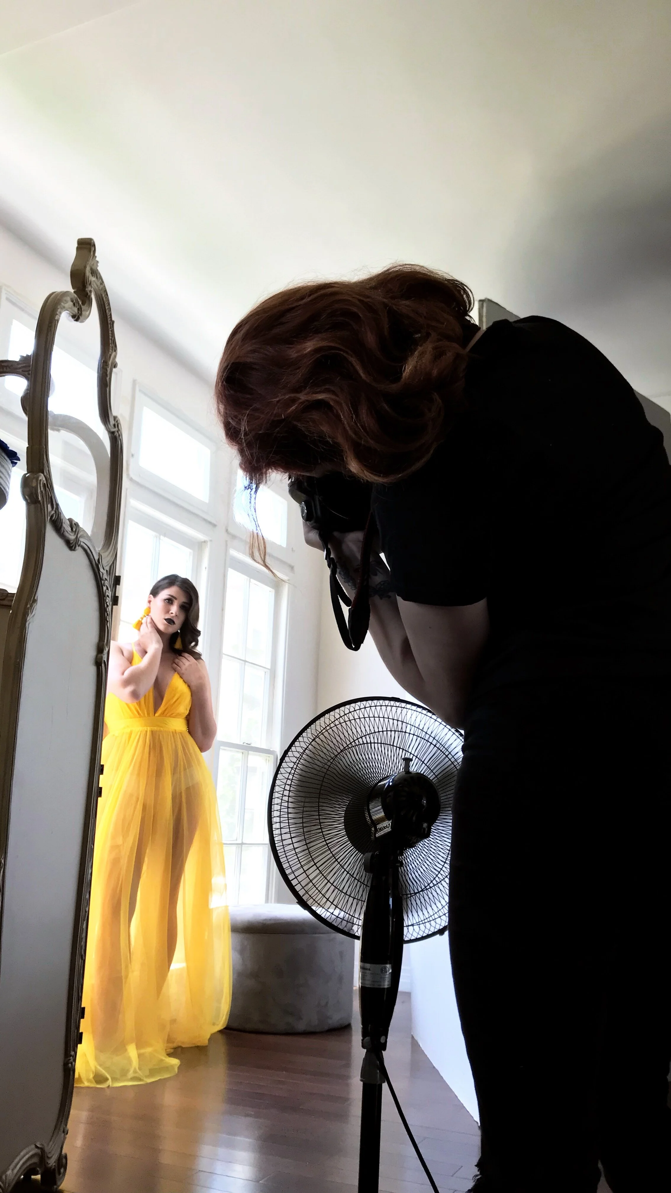 coco haus - bts - yellow dress.JPG