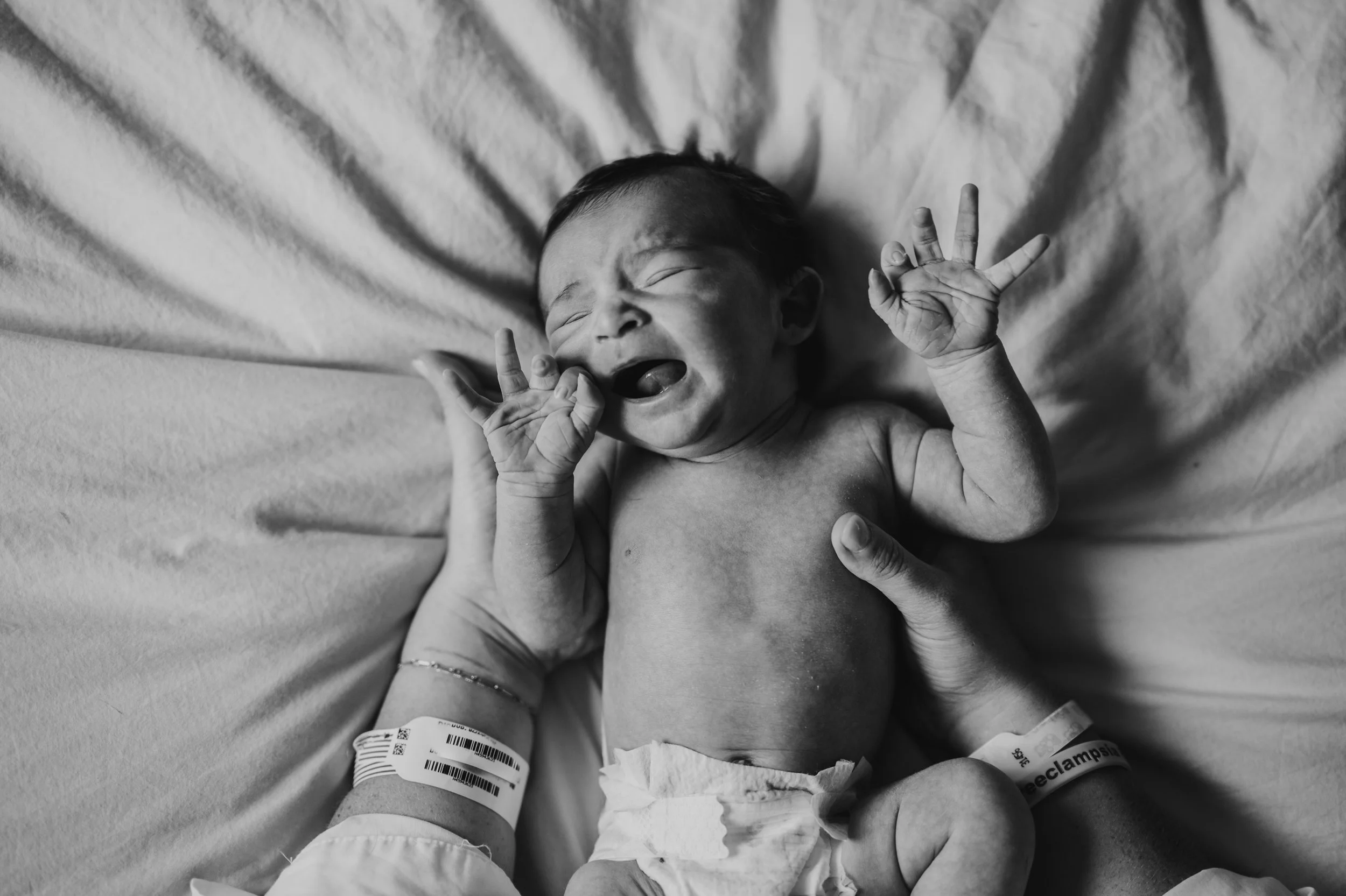 fresh 48 baby crying