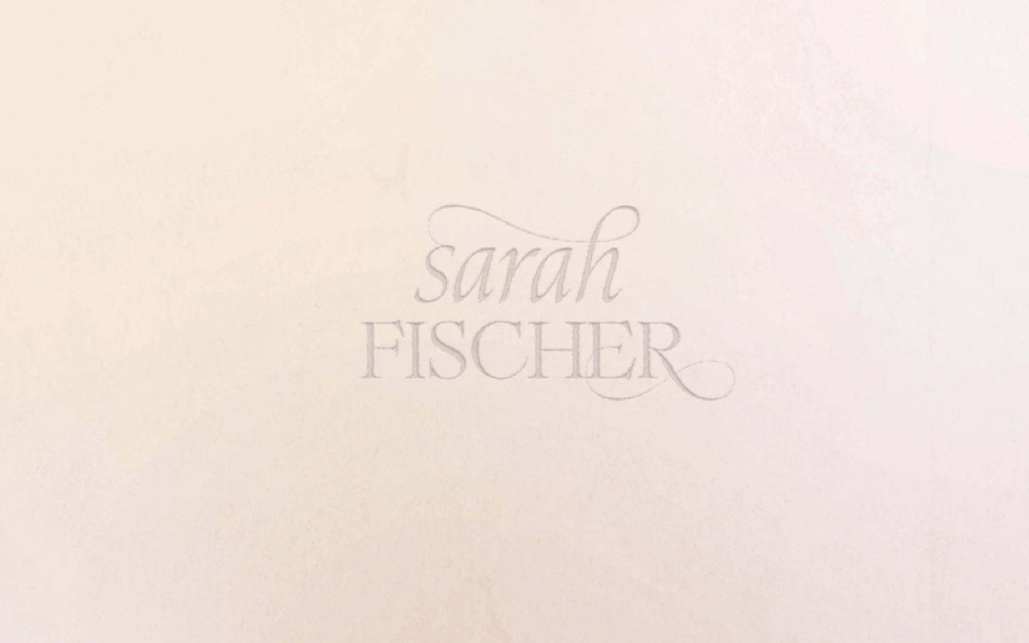 letterpress-style business card design